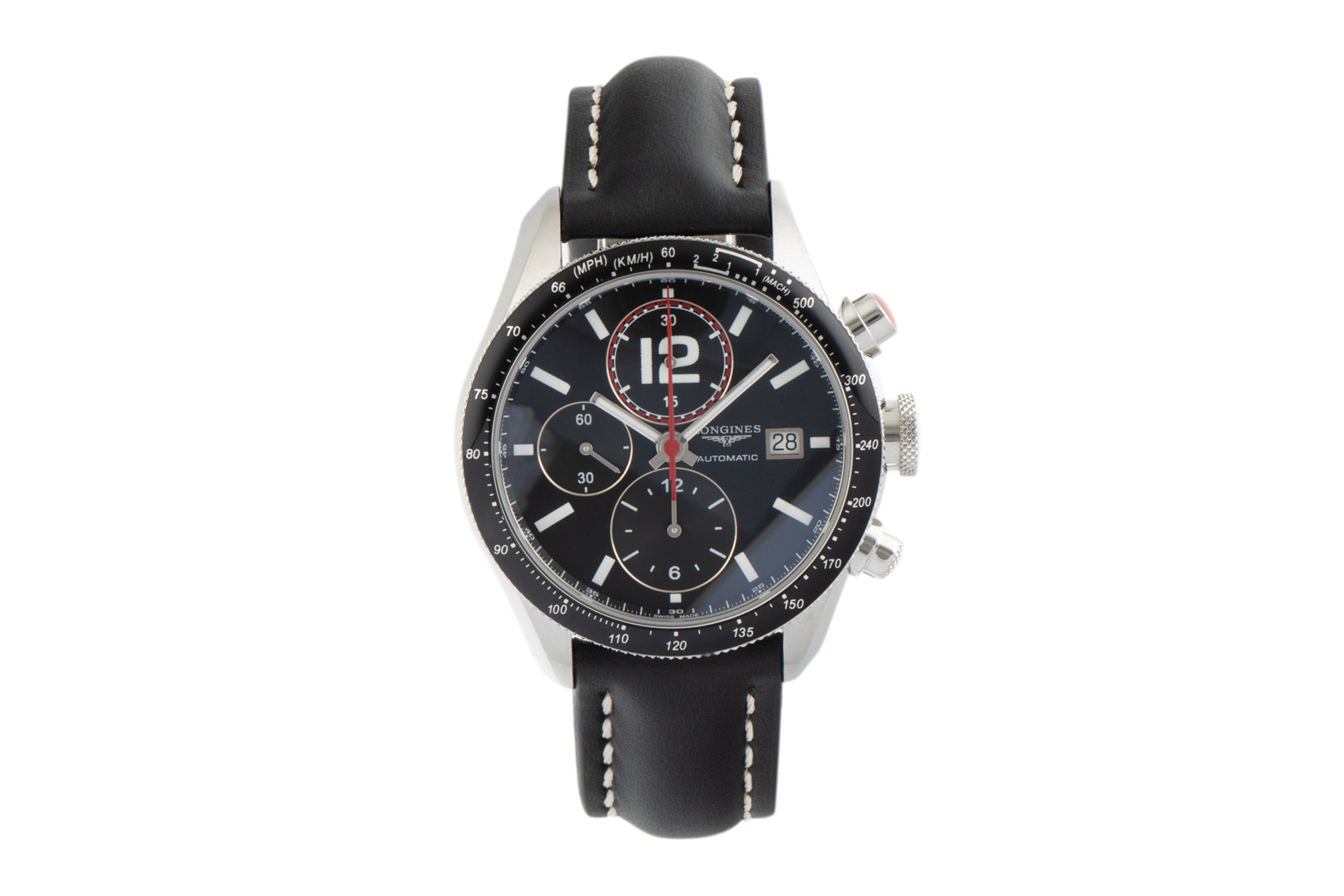 Longines Grande Vitesse Chronograph Automatik Edelstahl Herrenuhr Ref. L3.636.4  [2305013]