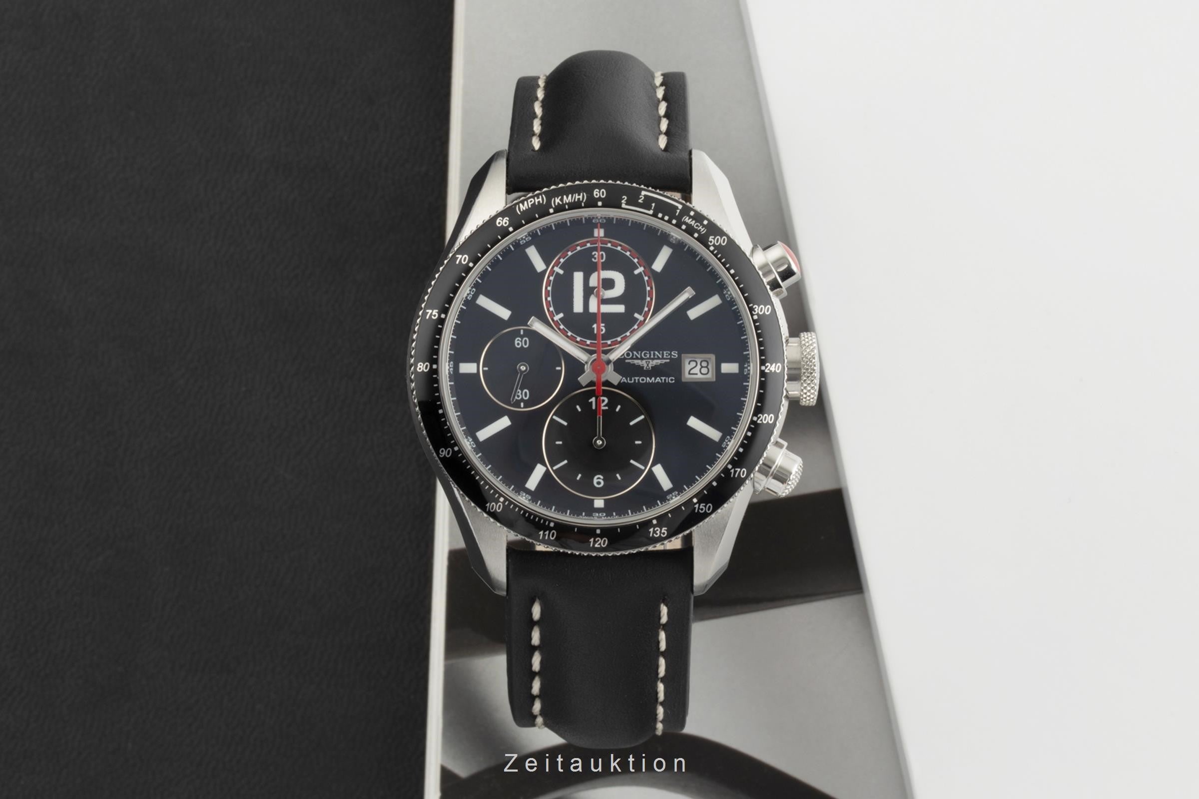 Longines Grande Vitesse Chronograph Automatik Edelstahl Herrenuhr Ref. L3.636.4  [2305013]