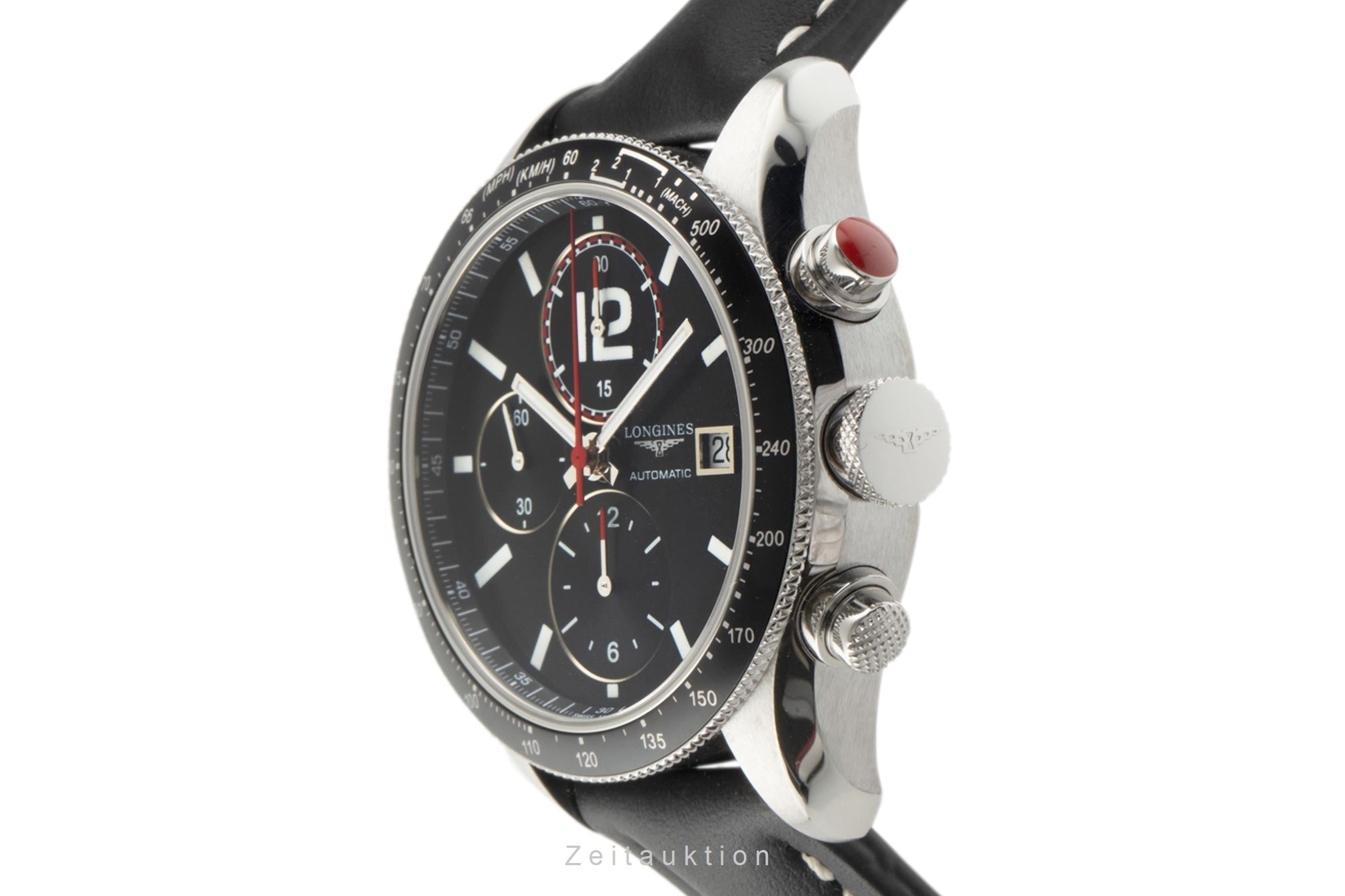 Longines Grande Vitesse Chronograph Automatik Edelstahl Herrenuhr Ref. L3.636.4  [2305013]