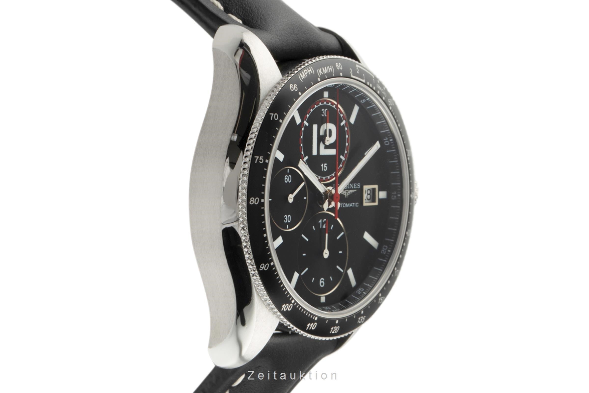 Longines Grande Vitesse Chronograph Automatik Edelstahl Herrenuhr Ref. L3.636.4  [2305013]