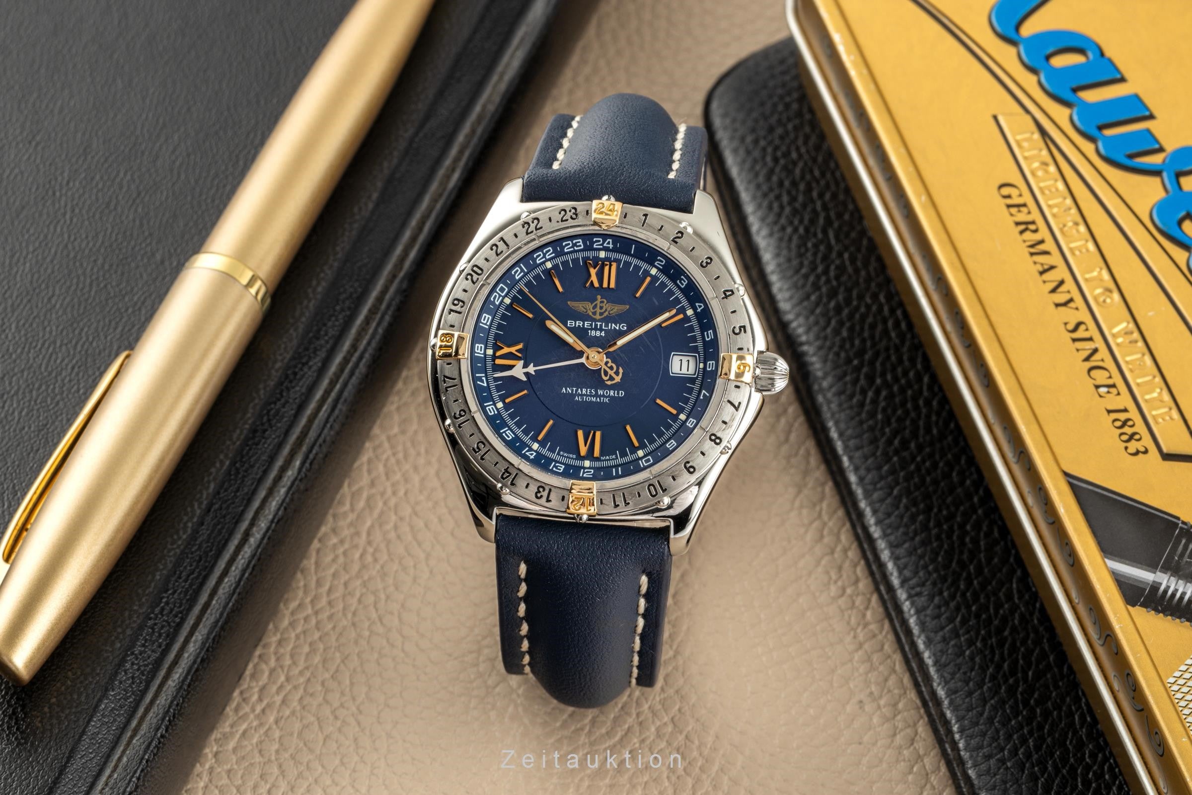 Breitling Antares steel / gold automatic men's watch B32047.1  [2305014]