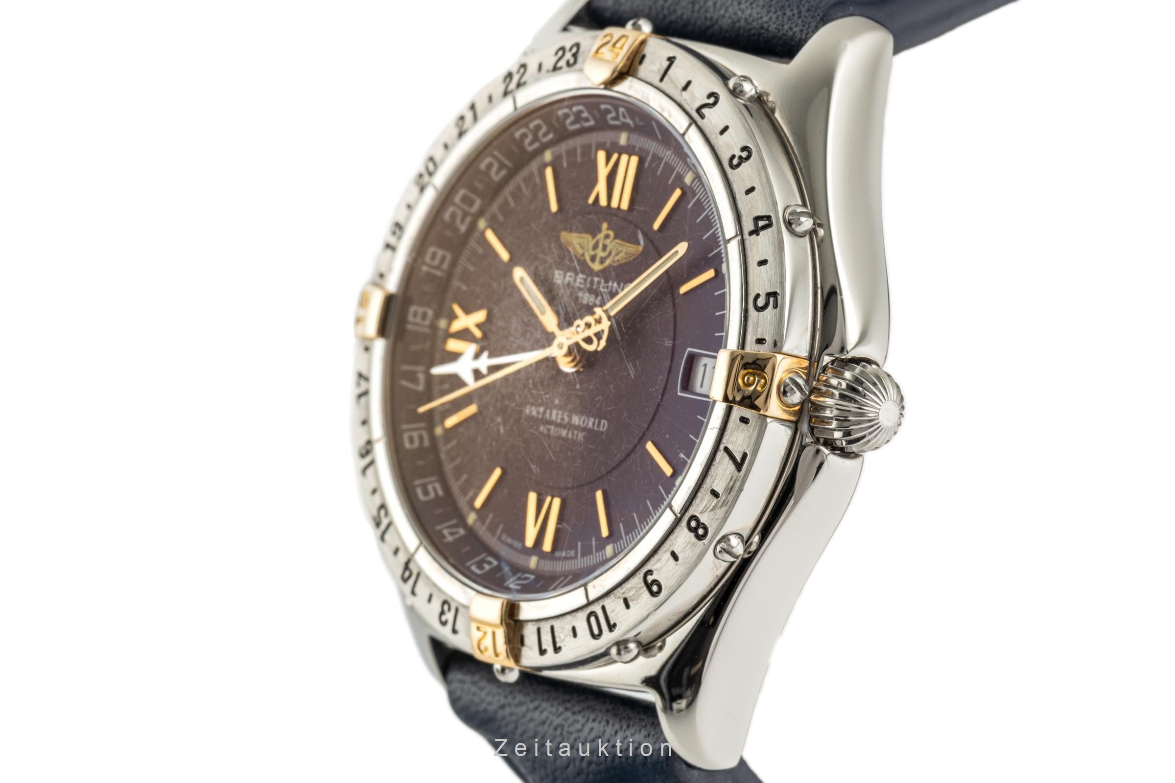 Breitling Antares steel / gold automatic men's watch B32047.1  [2305014]