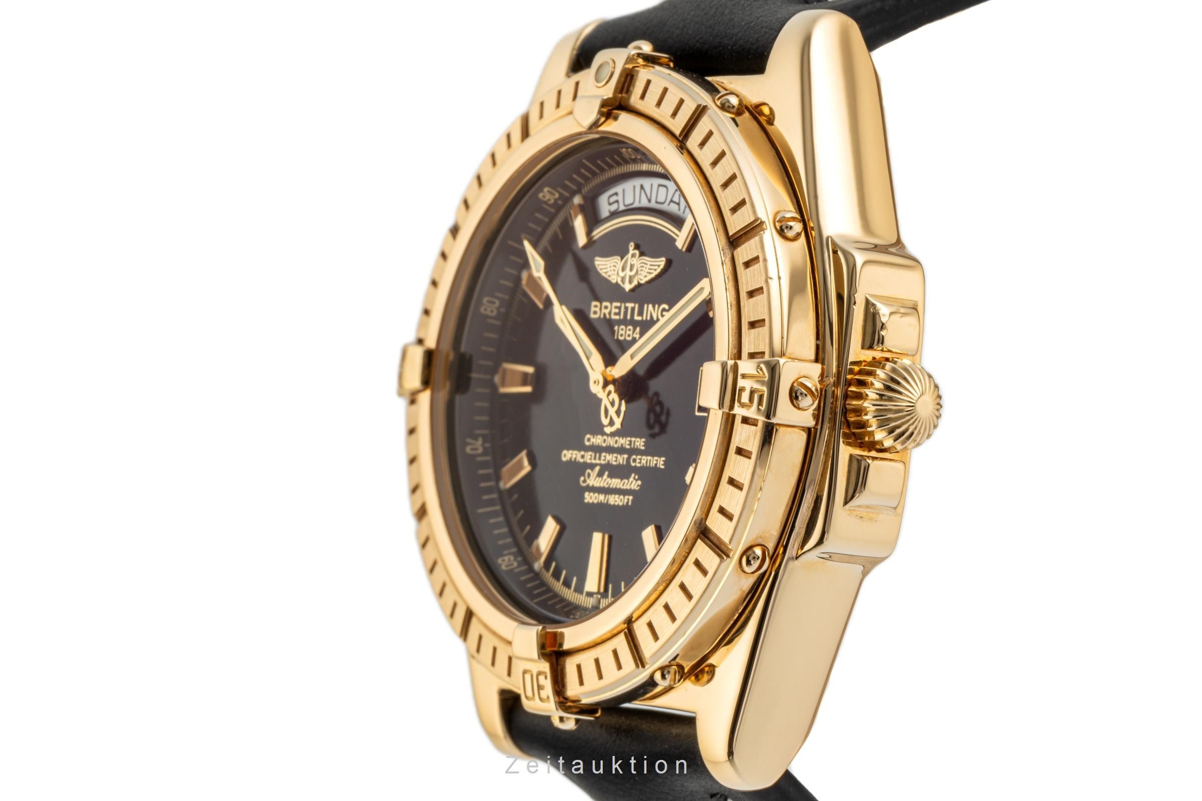 Breitling Headwind oro 18 ct automatismo orologio da uomo K45355 LP: 25000EUR  [2305015]