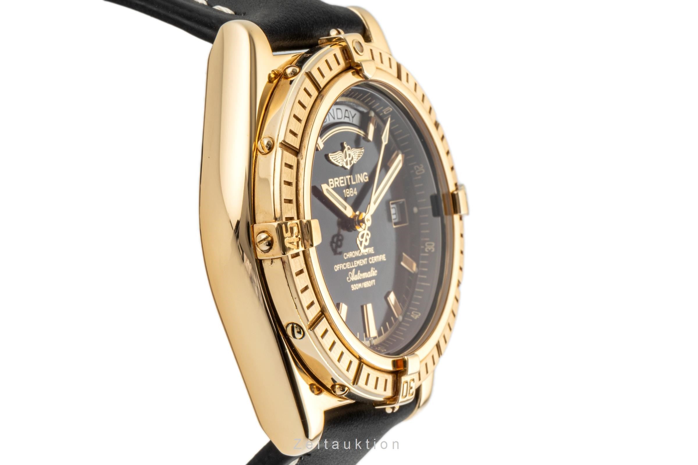 Breitling Headwind oro 18 ct automatismo orologio da uomo K45355 LP: 25000EUR  [2305015]