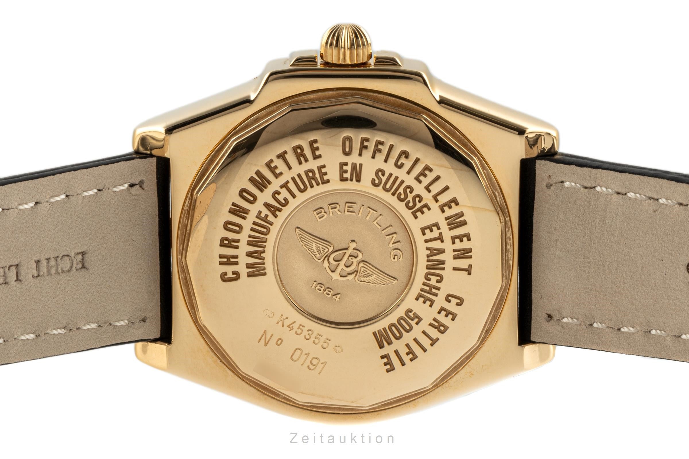 Breitling Headwind oro 18 ct automatismo orologio da uomo K45355 LP: 25000EUR  [2305015]