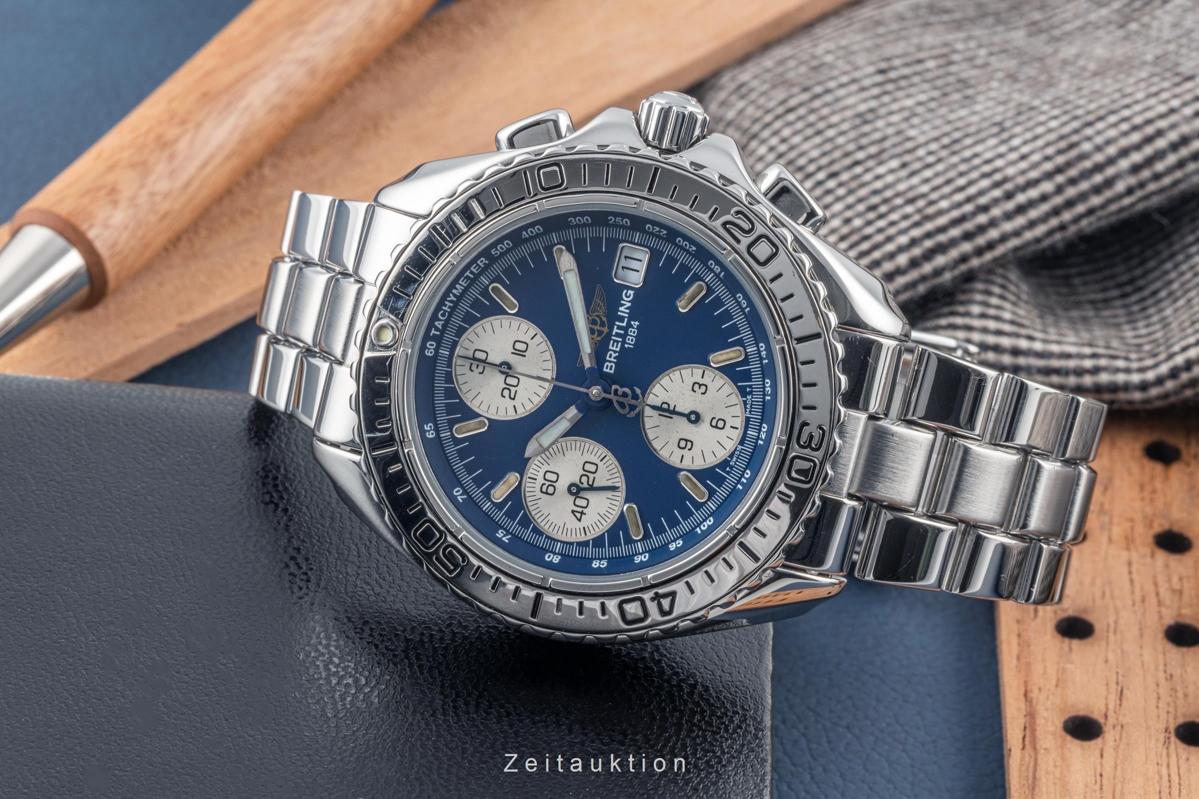 Breitling Shark chronographe acier automatique montre pour hommes A13051  [2305028]