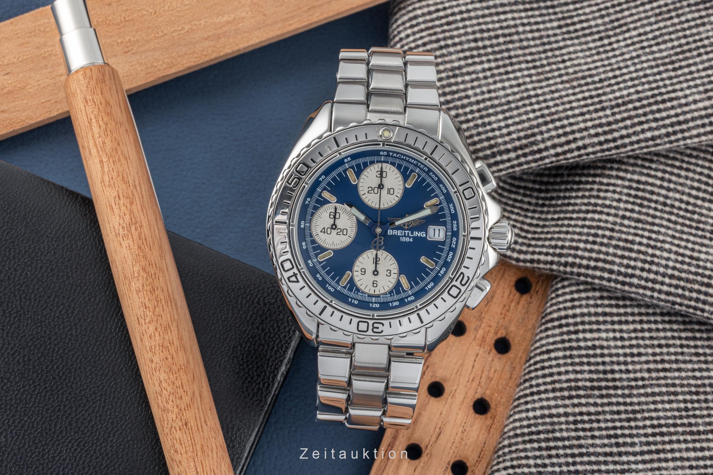 Breitling Shark chronographe acier automatique montre pour hommes A13051  [2305028]