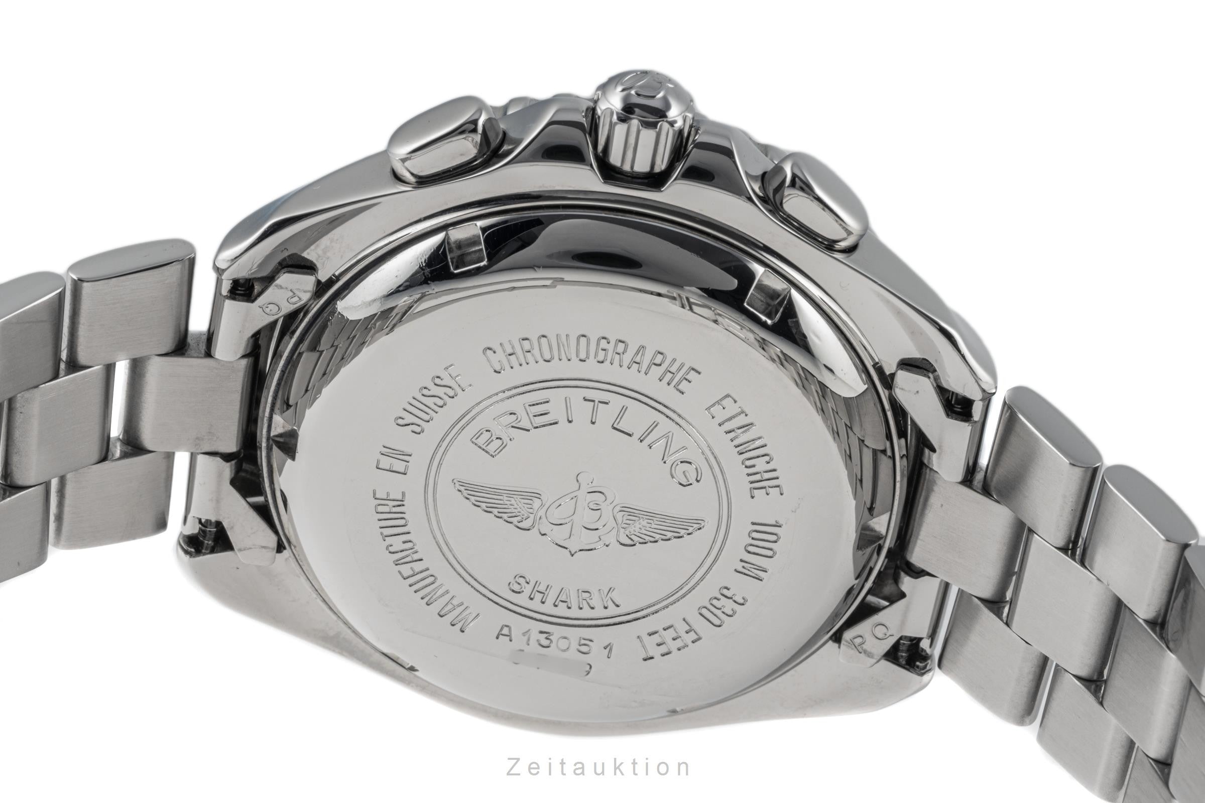 Breitling Shark chronographe acier automatique montre pour hommes A13051  [2305028]