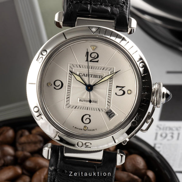 Cartier Pasha steel automatic men's watch W3103155, 2378 LP: 7300EUR  [2305034]