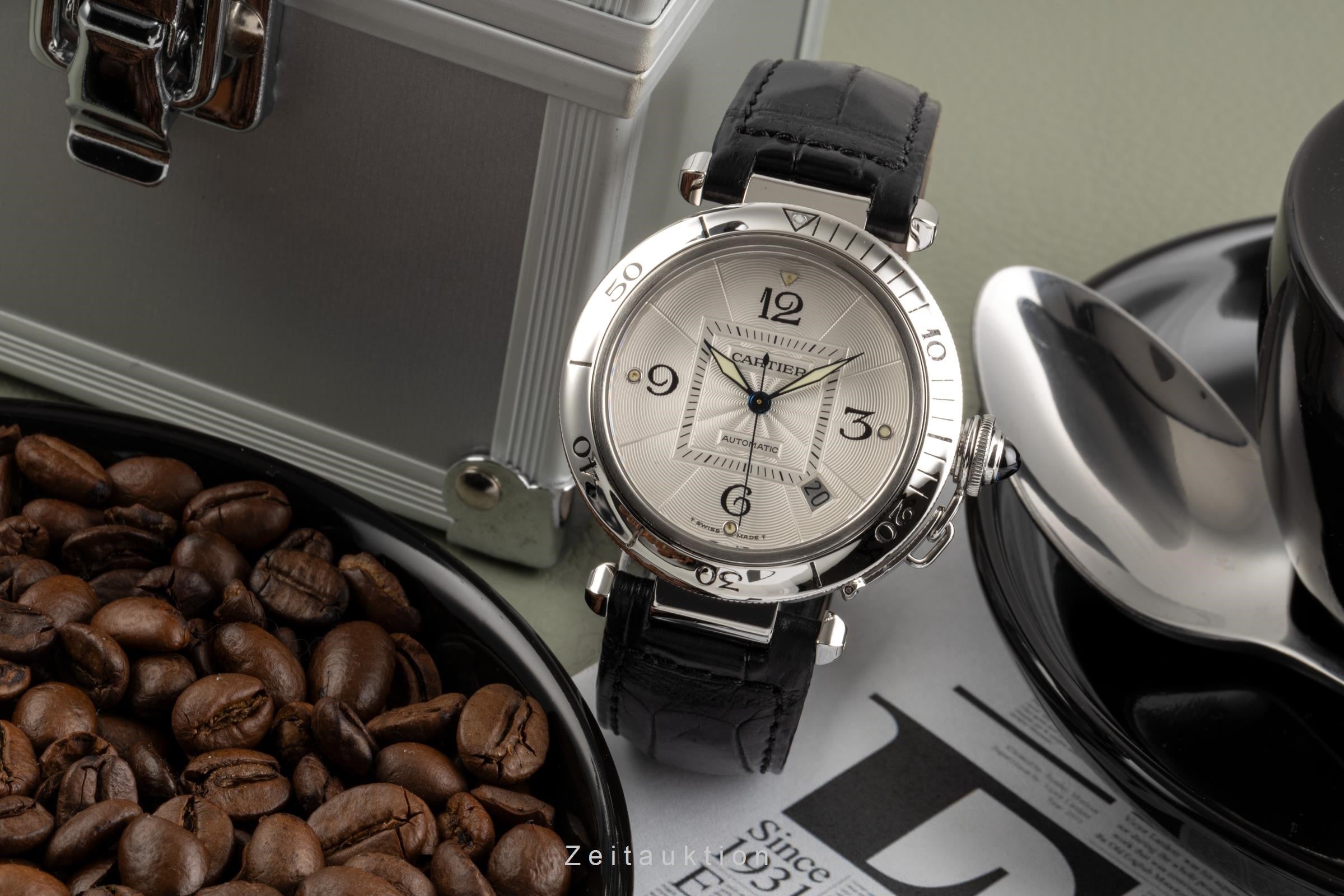 Cartier Pasha steel automatic Ref. W3103155, 2378 | 2305034