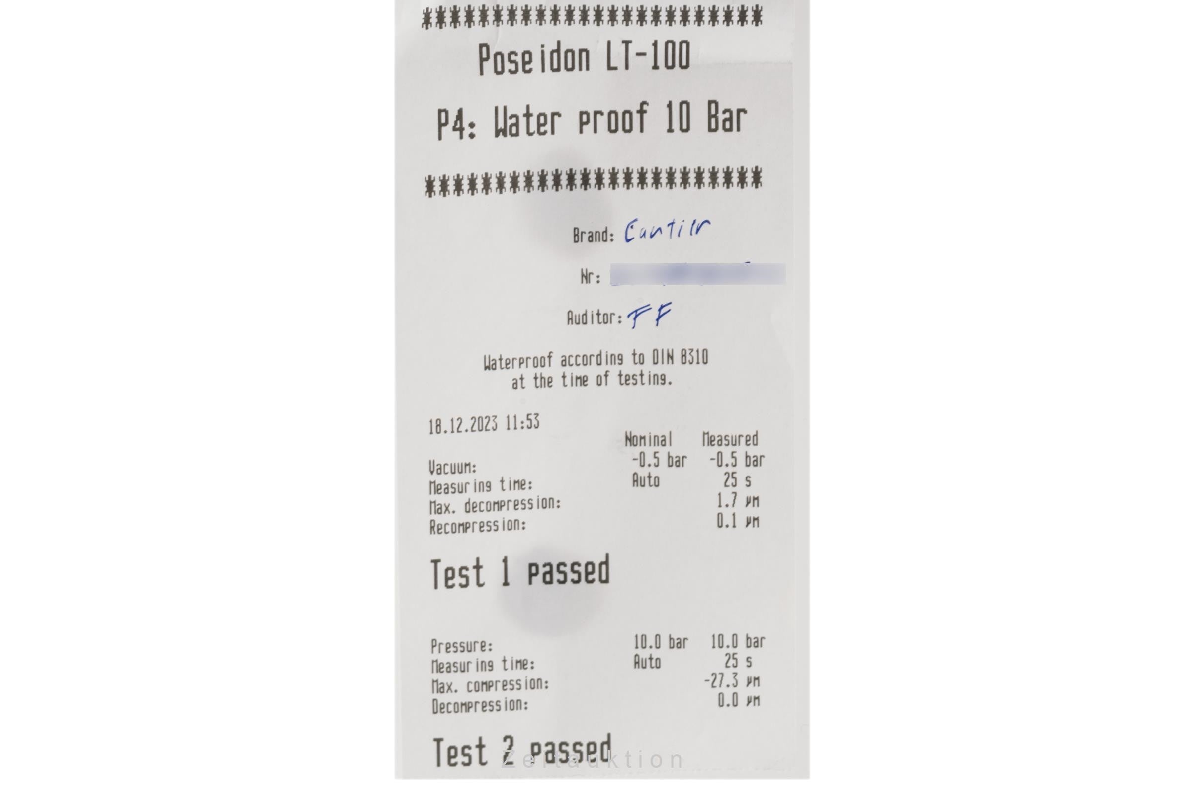 Cartier Pasha steel automatic men's watch W3103155, 2378 LP: 7300EUR  [2305034]