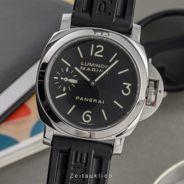 Panerai Luminor Marina acero cuerda manual reloj para caballeros PAM00111 LP: 6200EUR  [2305044]