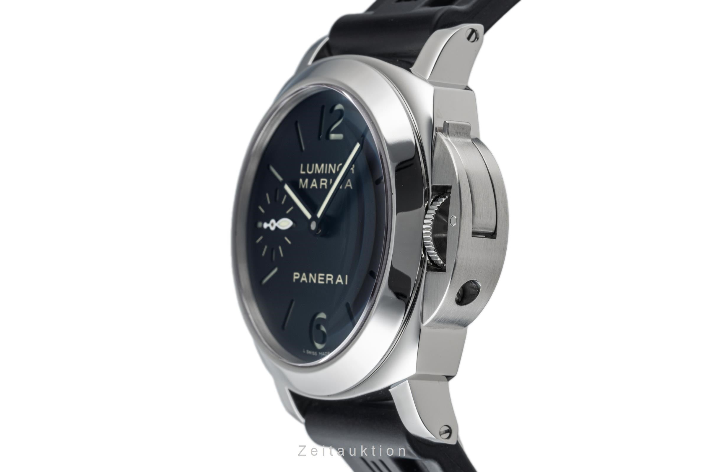 Panerai Luminor Marina acero cuerda manual reloj para caballeros PAM00111 LP: 6200EUR  [2305044]