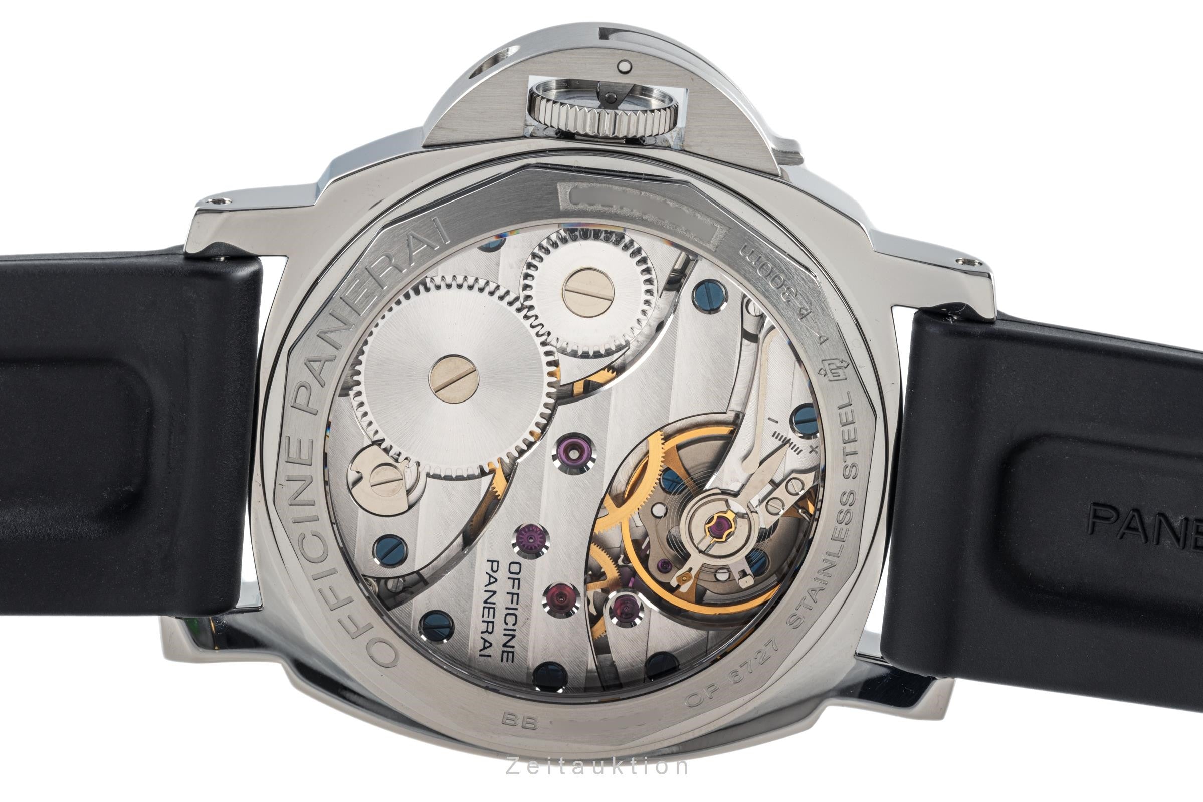 Panerai Luminor Marina acero cuerda manual reloj para caballeros PAM00111 LP: 6200EUR  [2305044]