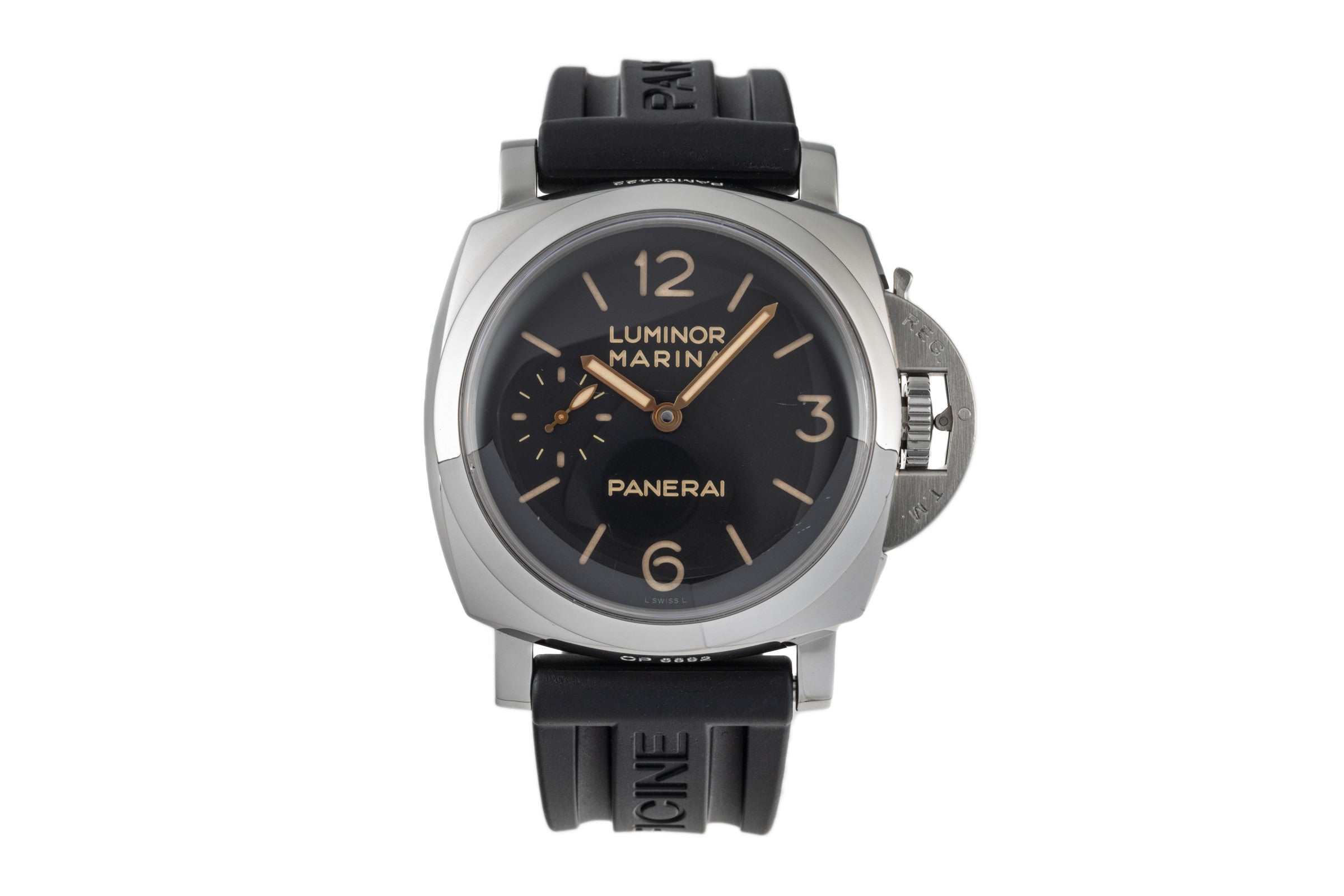 Panerai Luminor Marina acero cuerda manual reloj para caballeros PAM00422  [2305046]