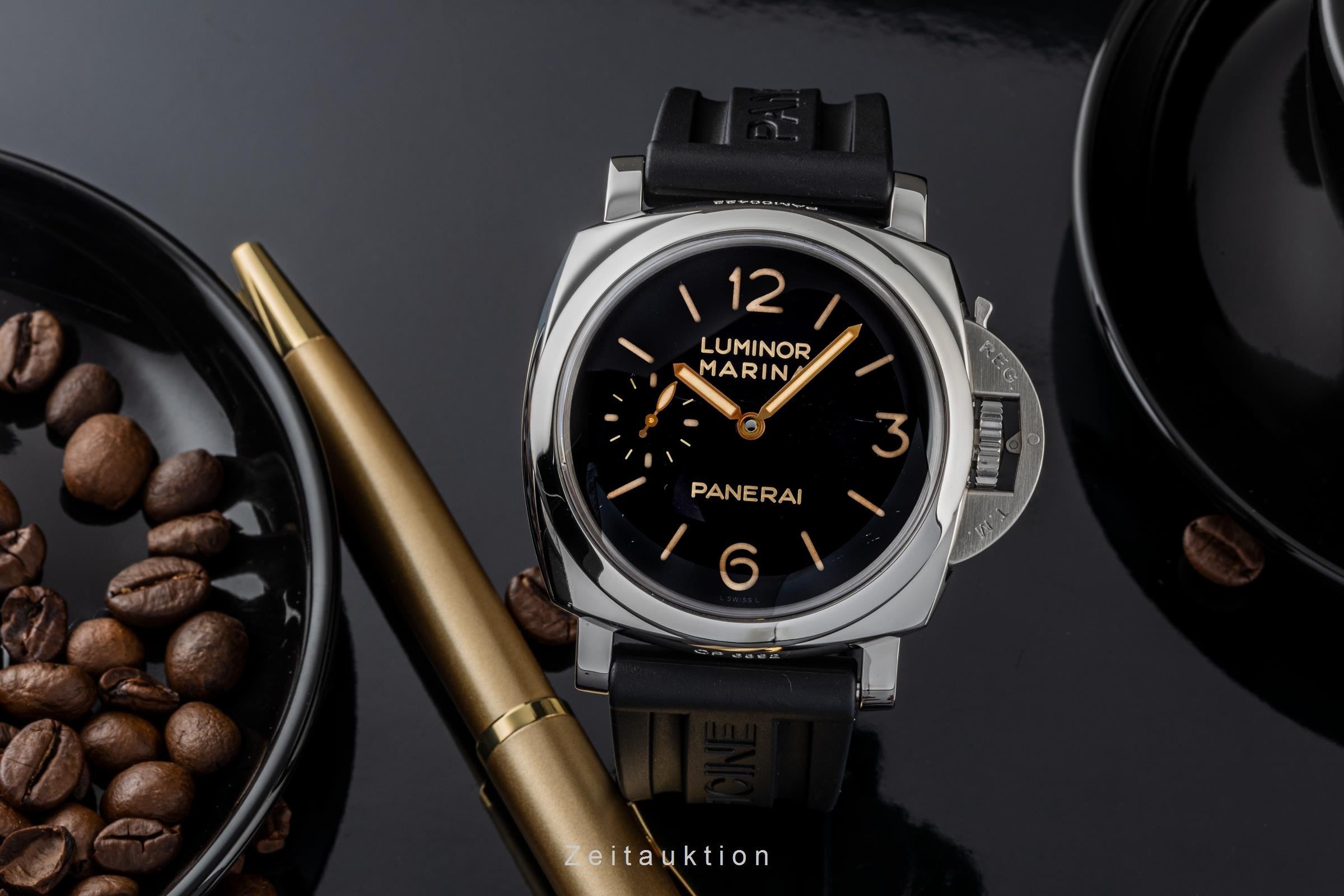 Panerai Luminor Marina acero cuerda manual reloj para caballeros PAM00422  [2305046]