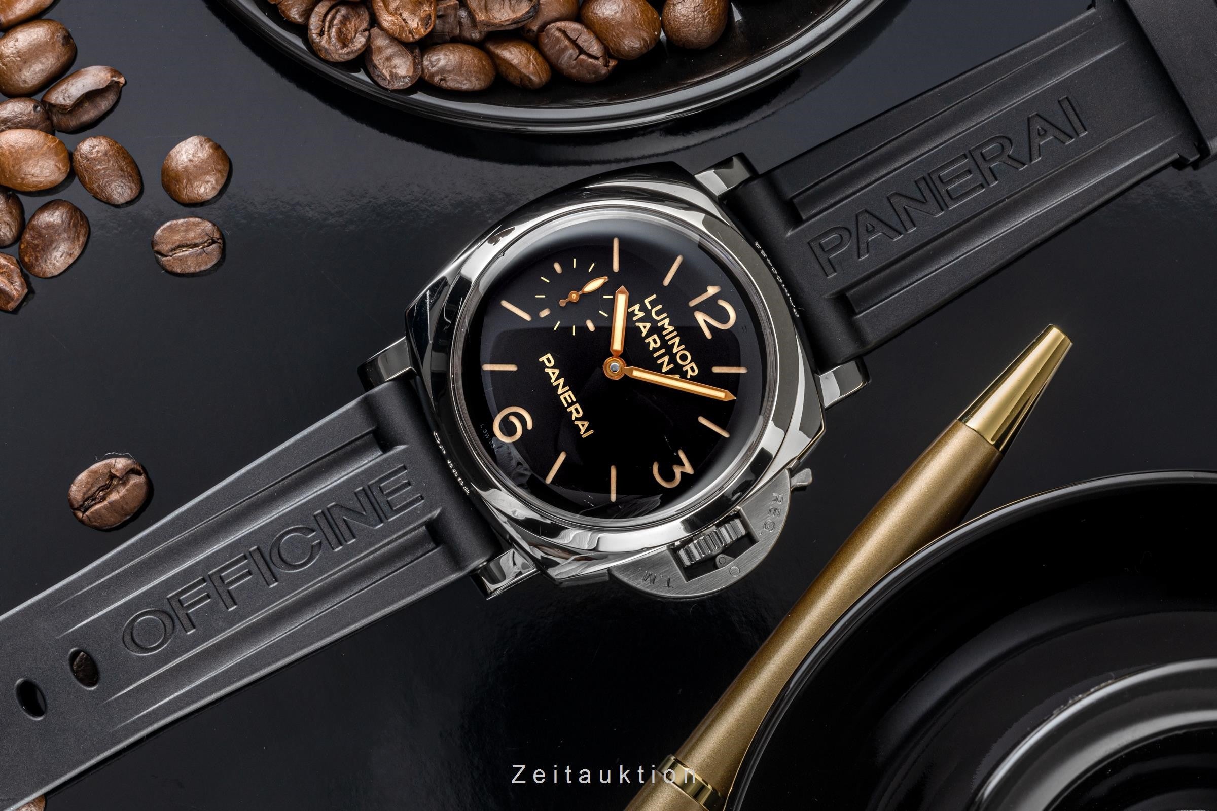 Panerai Luminor Marina acero cuerda manual reloj para caballeros PAM00422  [2305046]