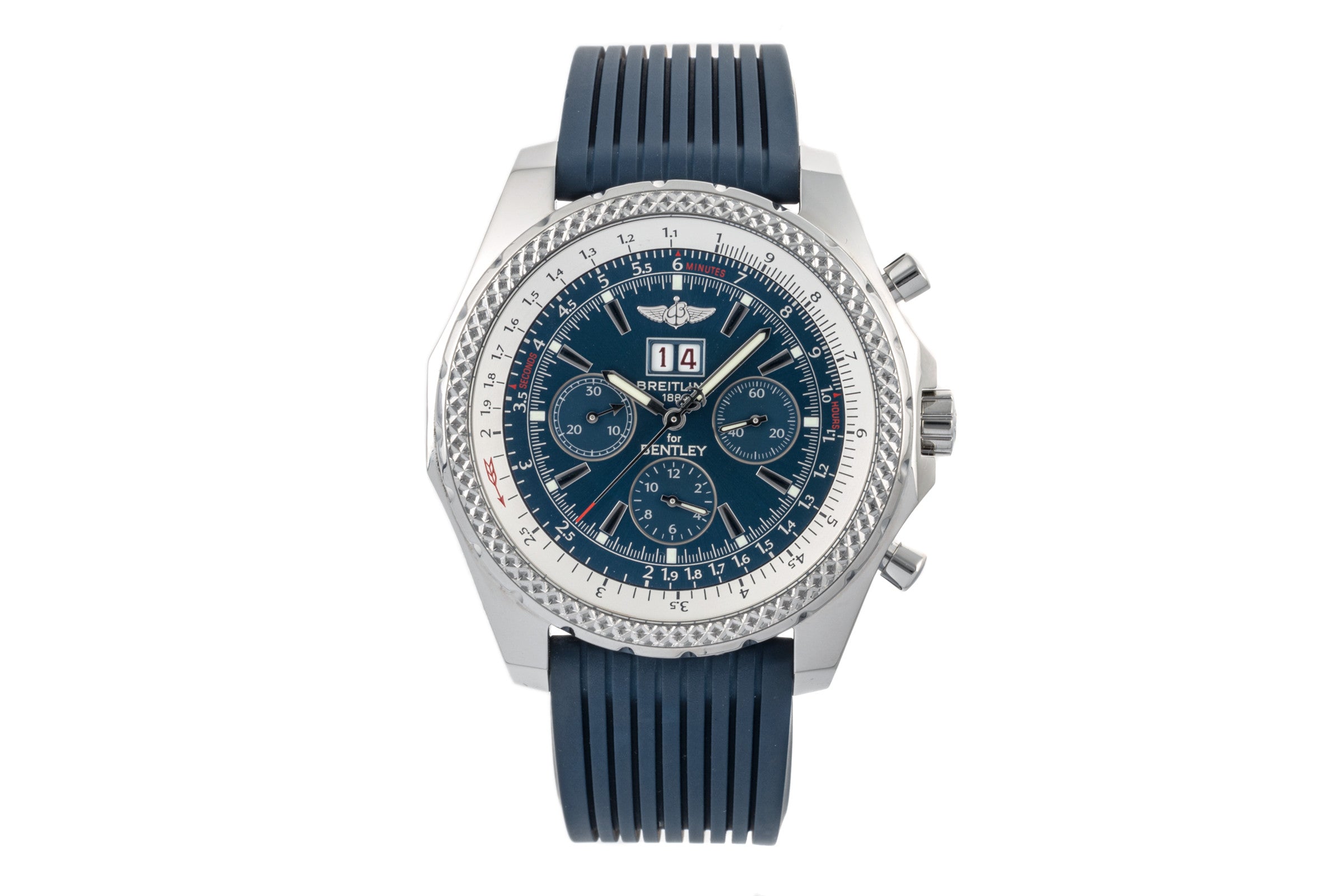 Breitling Bentley 6.75 chronograph steel automatic men's watch A44362  [2305092]