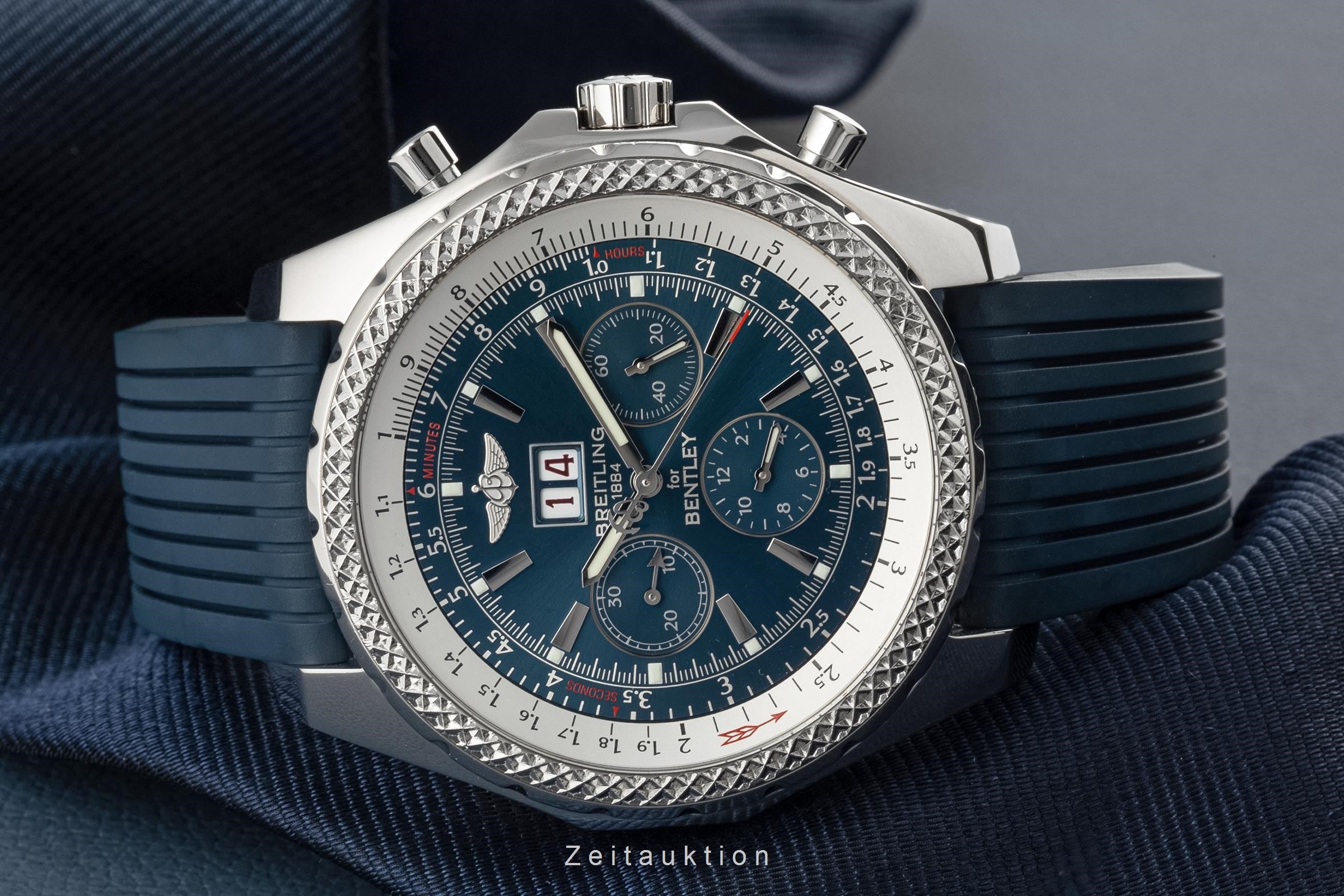 Breitling Bentley 6.75 chronograph steel automatic men's watch A44362  [2305092]