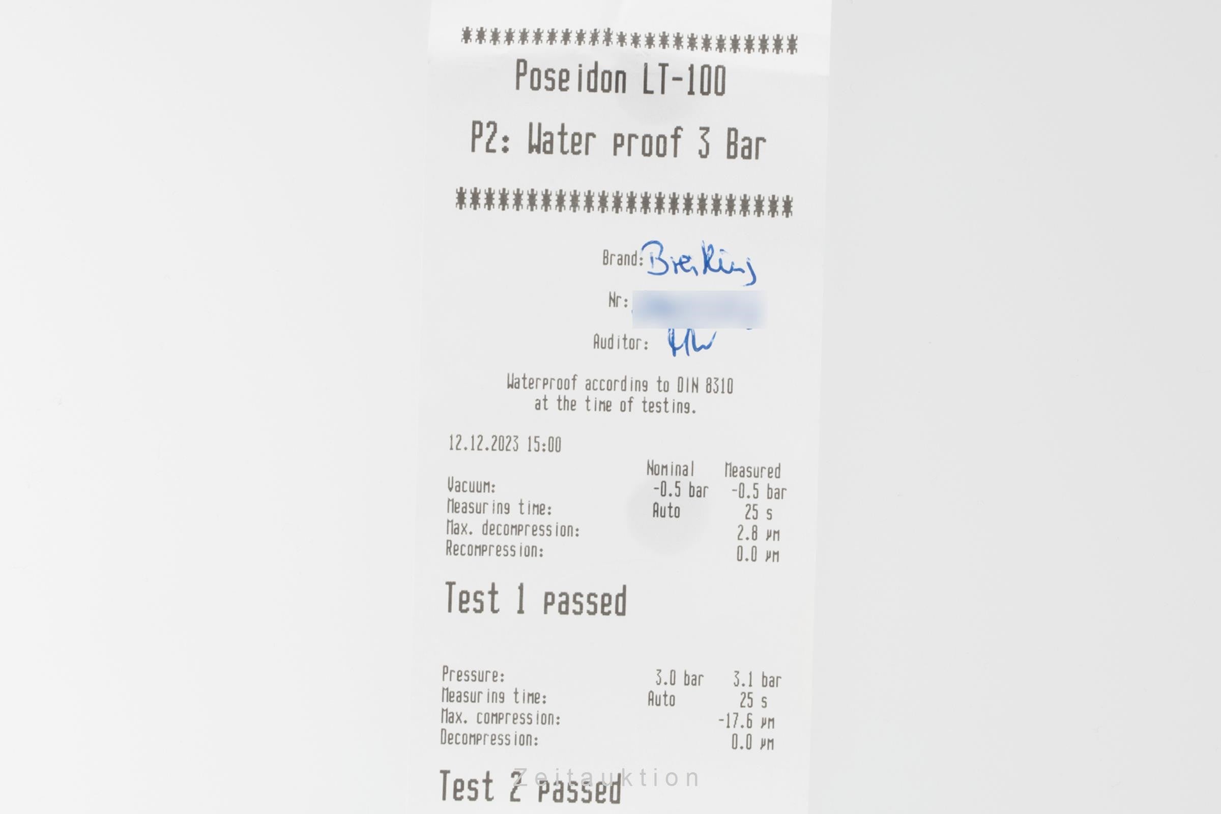 Breitling Bentley 6.75 chronograph steel automatic men's watch A44362  [2305092]