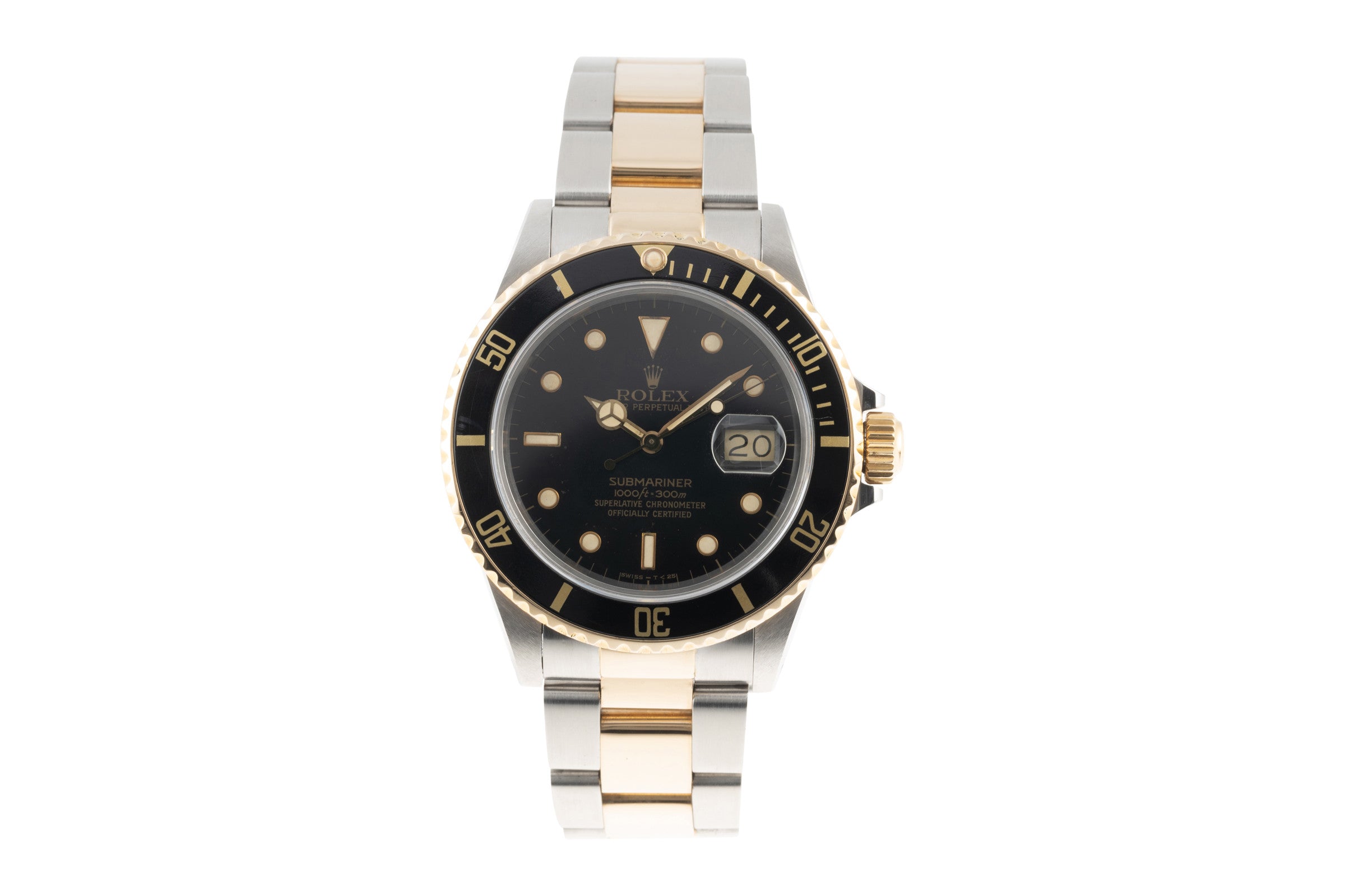 Rolex Submariner acciaio / oro automatismo orologio da uomo 16803 LP: 15350EUR  [2305096]