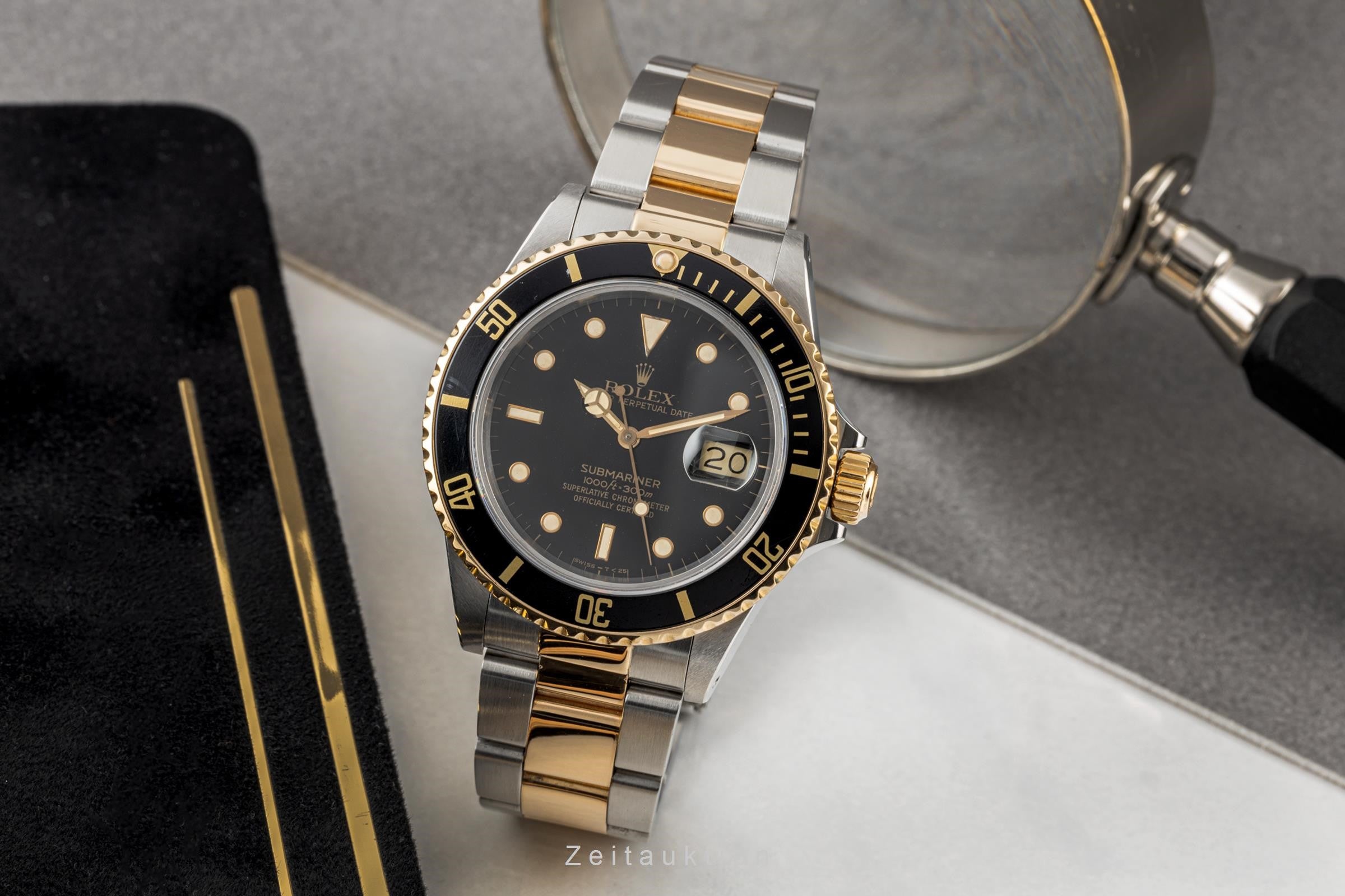 Rolex Submariner acciaio / oro automatismo orologio da uomo 16803 LP: 15350EUR  [2305096]
