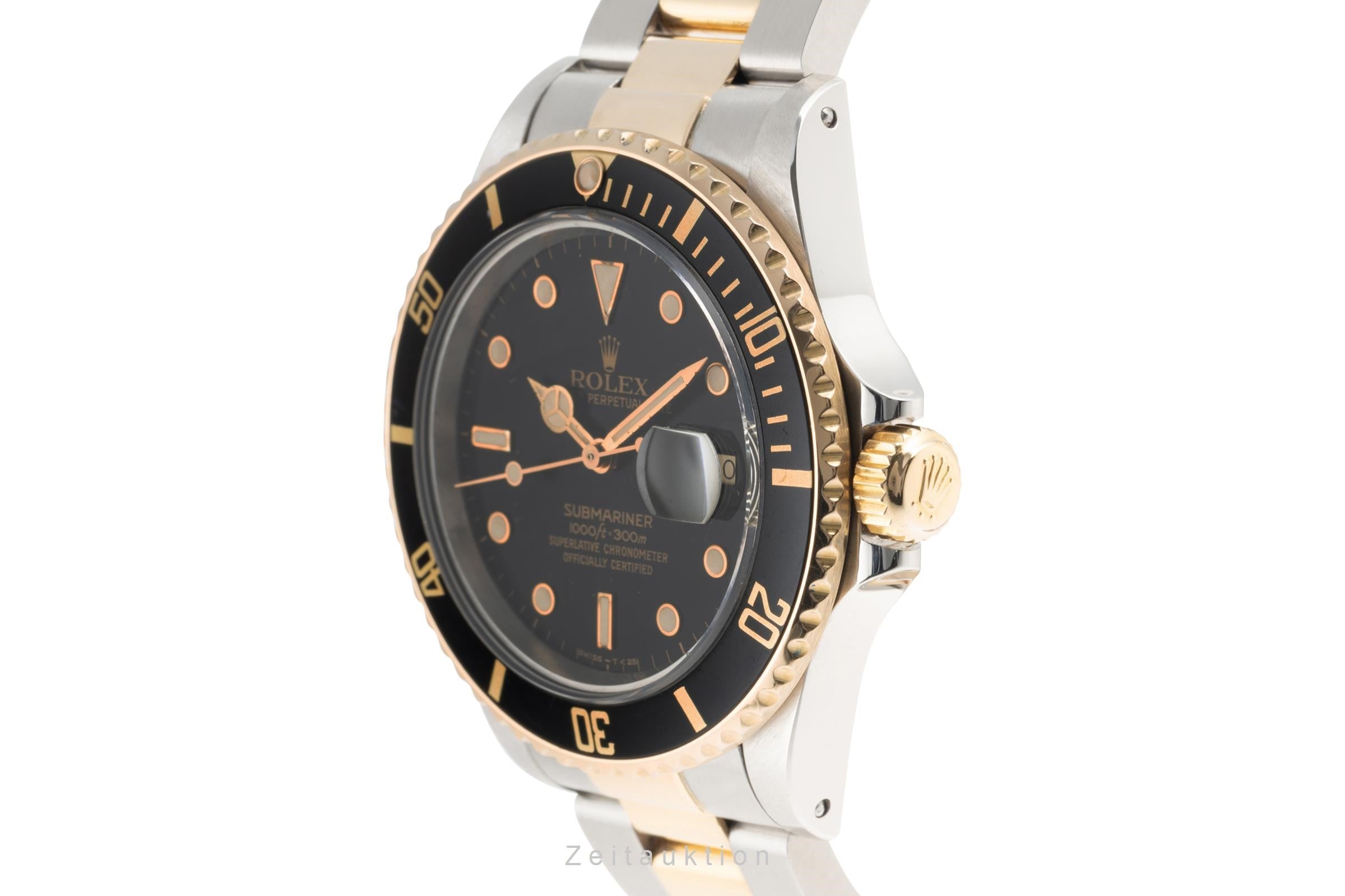 Rolex Submariner acciaio / oro automatismo orologio da uomo 16803 LP: 15350EUR  [2305096]