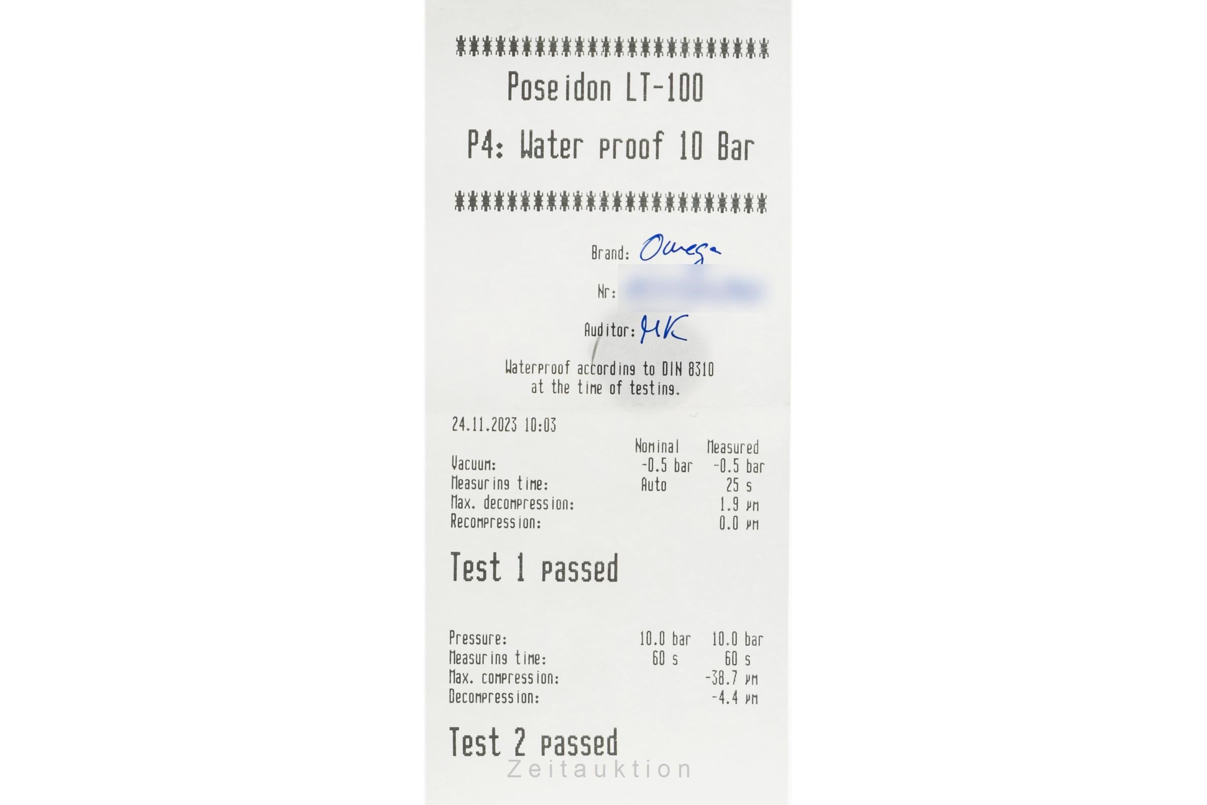 Omega Seamaster steel automatic men's watch 2200.50.00 LP: 7700EUR  [2305113]