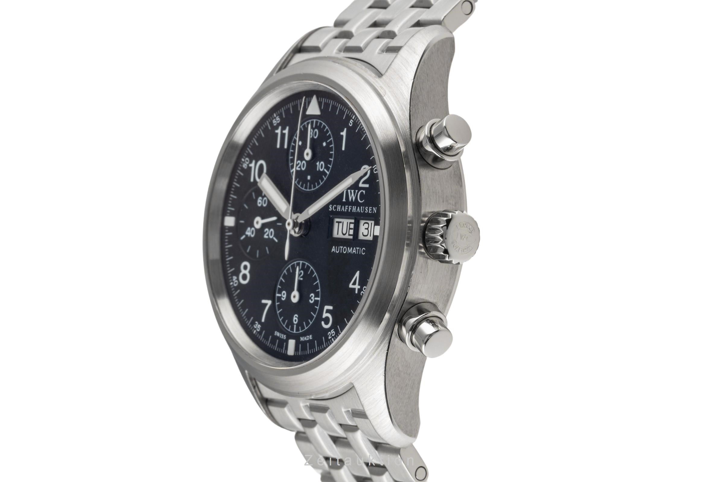 IWC Fliegerchronograph cronografo acciaio automatismo orologio da uomo IW370603 LP: 9300EUR  [2305121]