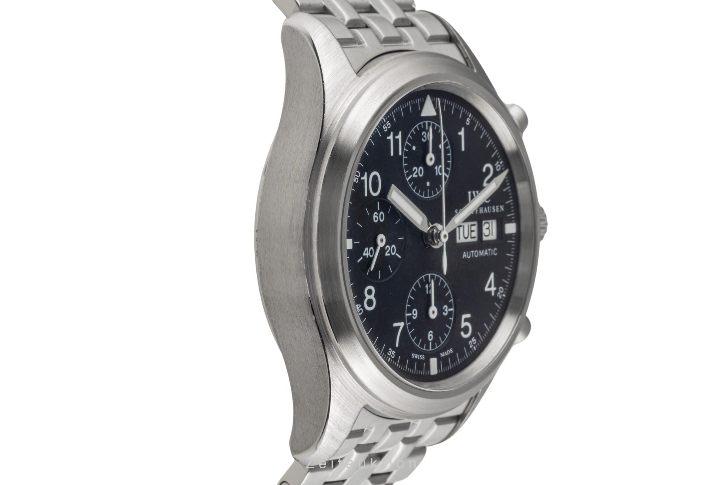 IWC Fliegerchronograph cronografo acciaio automatismo orologio da uomo IW370603 LP: 9300EUR  [2305121]