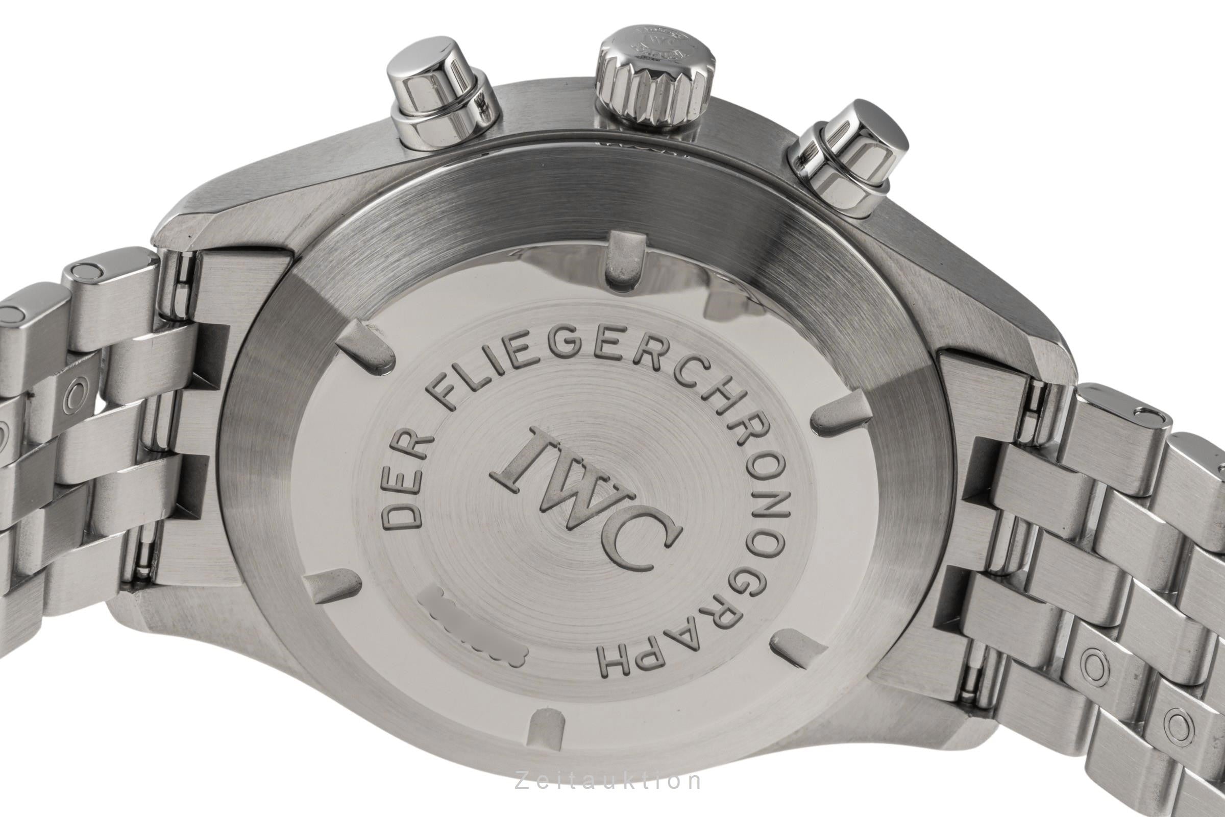 IWC Fliegerchronograph cronografo acciaio automatismo orologio da uomo IW370603 LP: 9300EUR  [2305121]