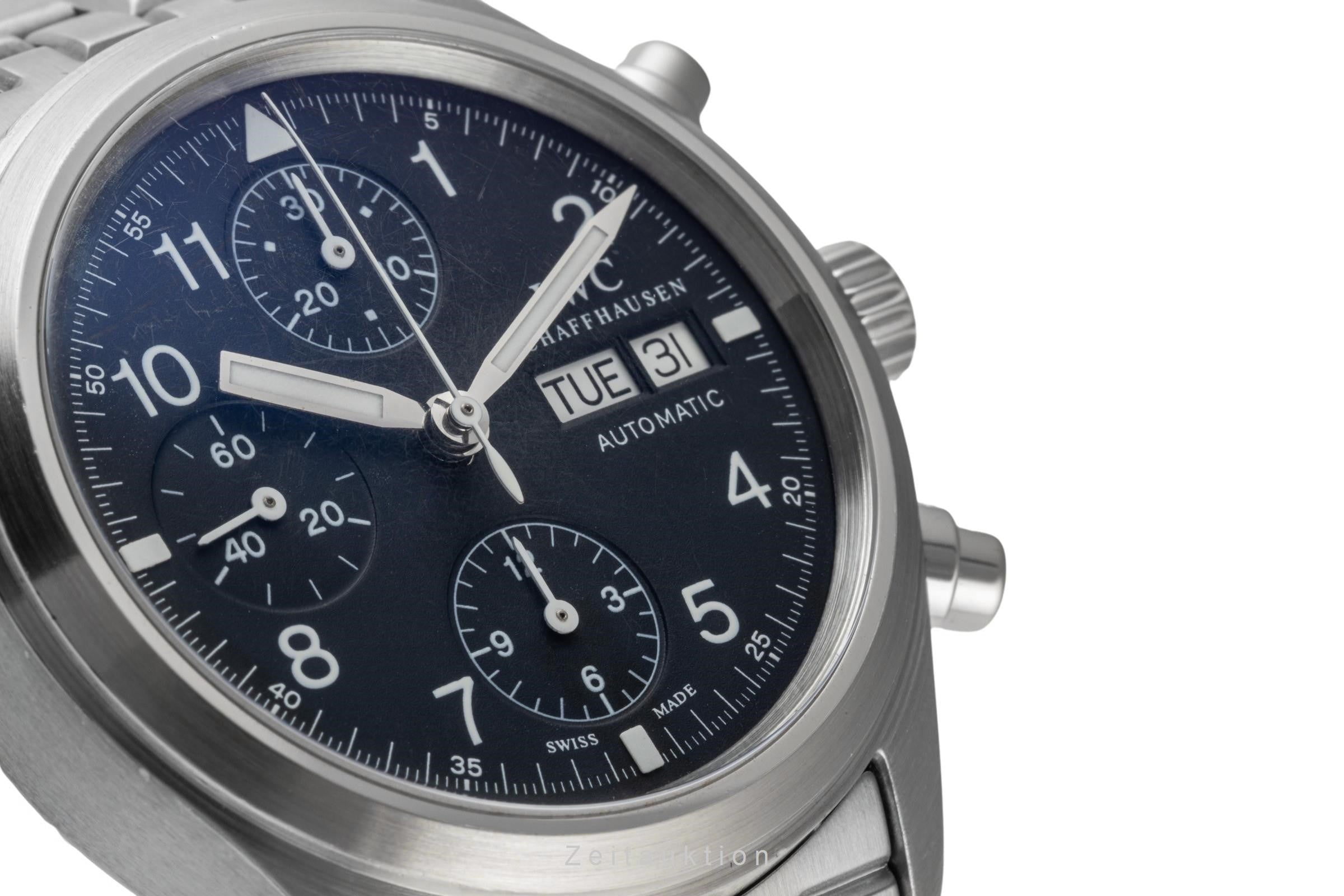 IWC Fliegerchronograph cronografo acciaio automatismo orologio da uomo IW370603 LP: 9300EUR  [2305121]