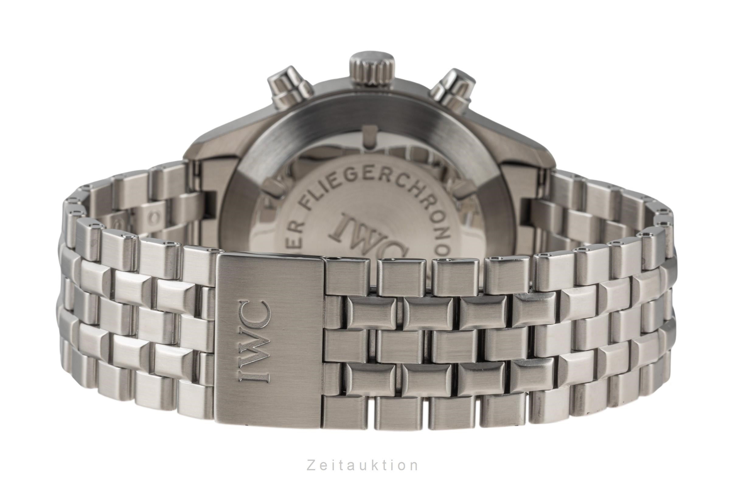 IWC Fliegerchronograph cronografo acciaio automatismo orologio da uomo IW370603 LP: 9300EUR  [2305121]