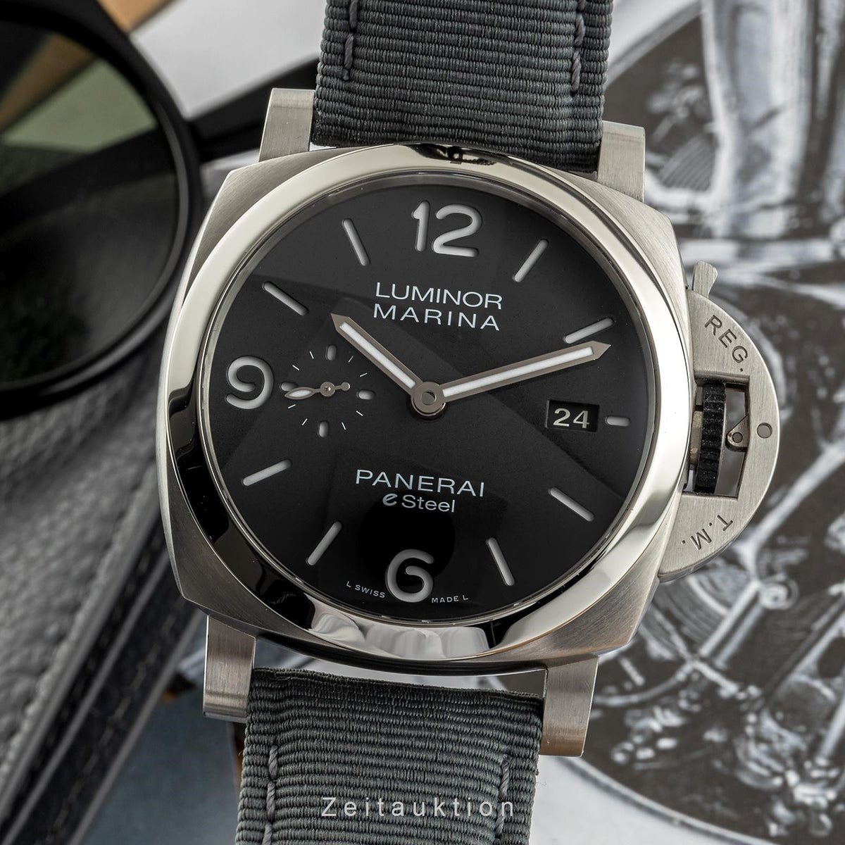 Panerai Luminor Marina acero automático PAM01358