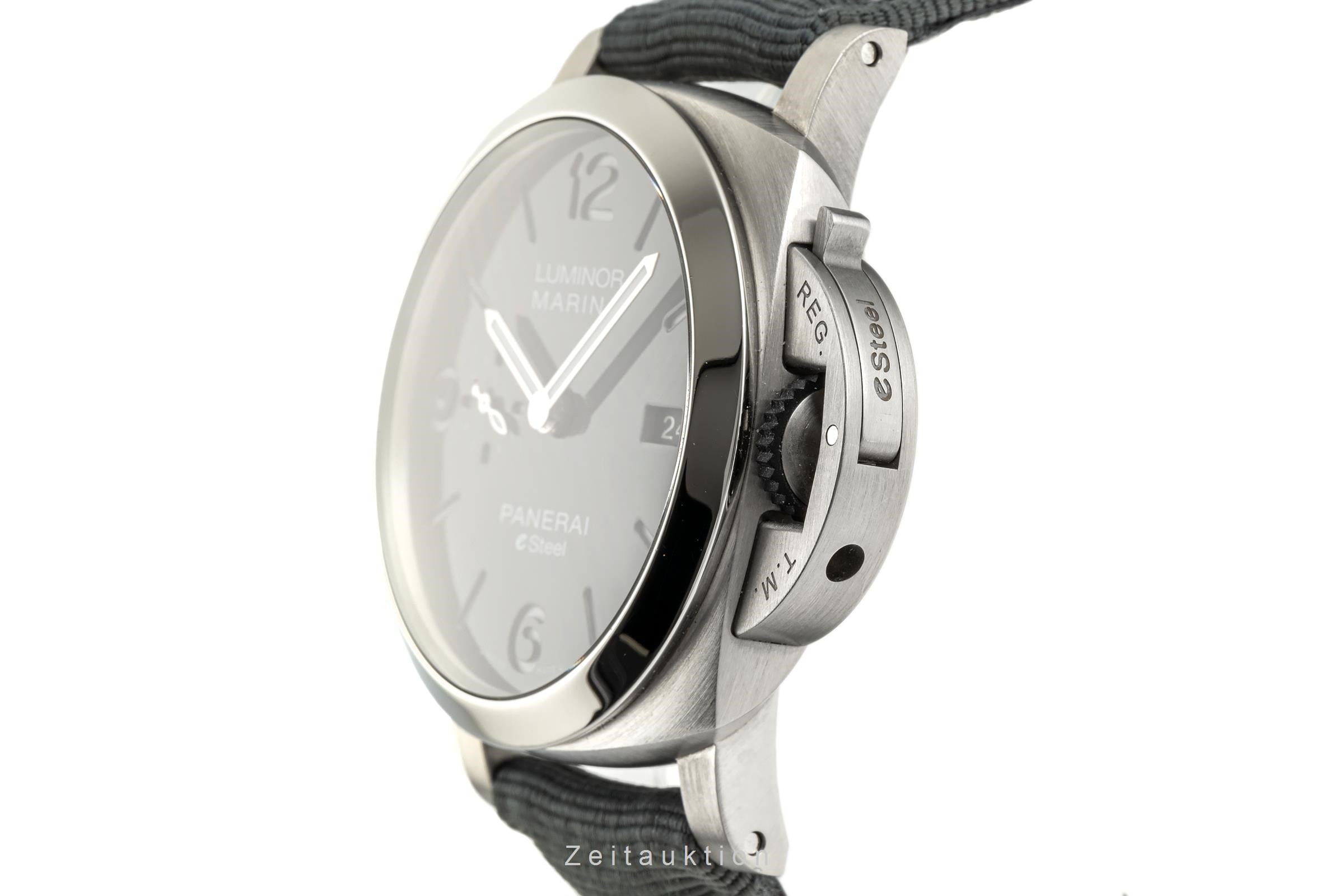 Panerai Luminor Marina acero automático reloj para caballeros PAM01358 LP: 9600EUR  [2305148]