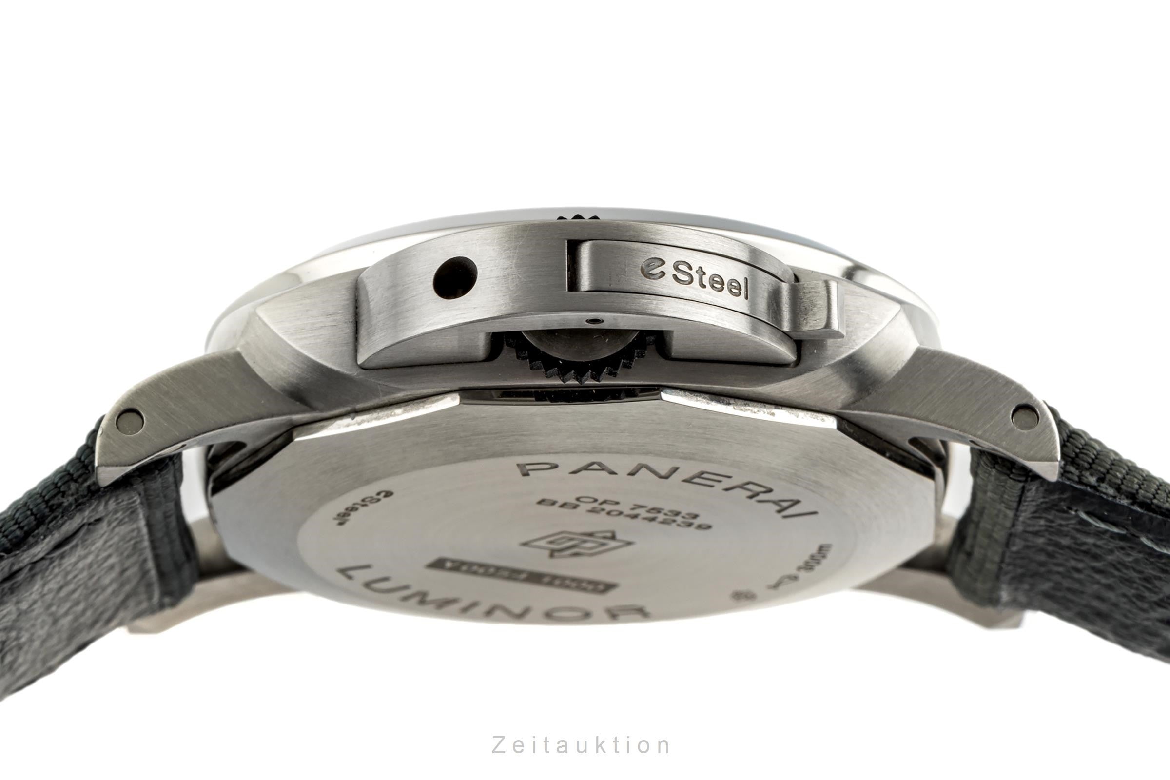 Panerai Luminor Marina acero automático reloj para caballeros PAM01358 LP: 9600EUR  [2305148]