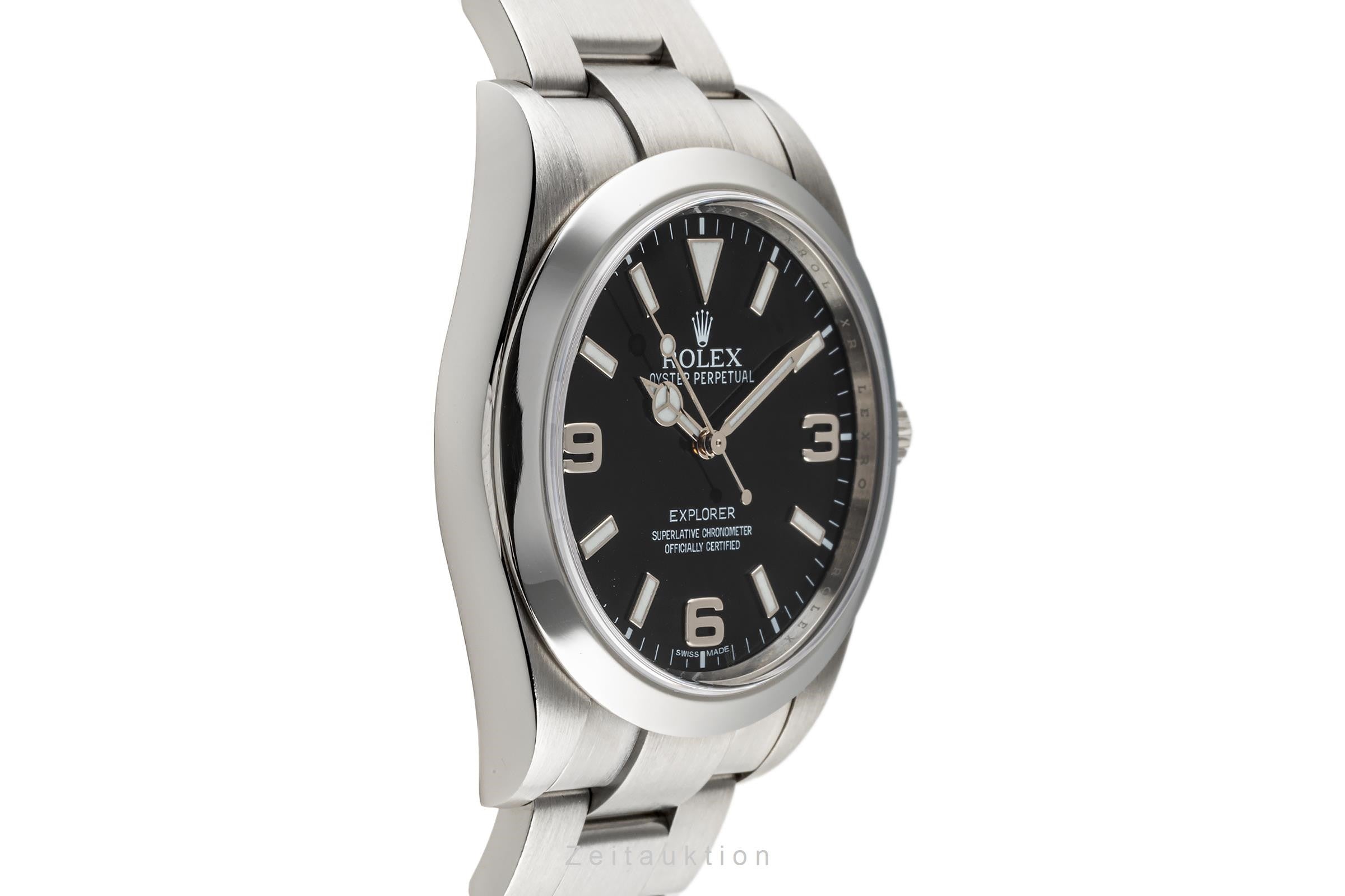 Rolex Explorer 39 Oyster Edelstahl Automatik Herrenuhr Ref. 214270 [2305161]