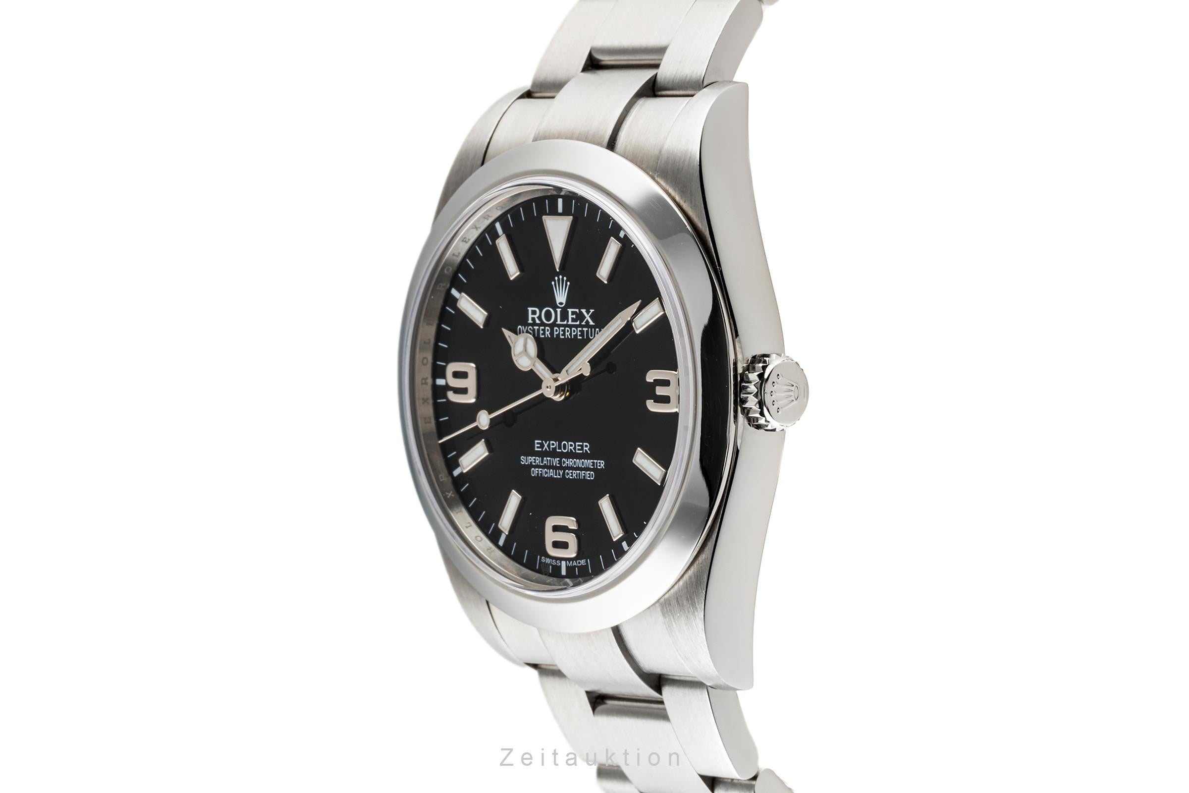 Rolex Explorer 39 Oyster Edelstahl Automatik Herrenuhr Ref. 214270 [2305161]