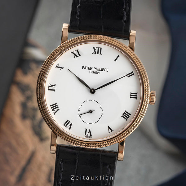 Patek Philippe Calatrava oro rosso 18 ct carica manuale orologio da uomo 3919 LP: 31400EUR  [2305166]