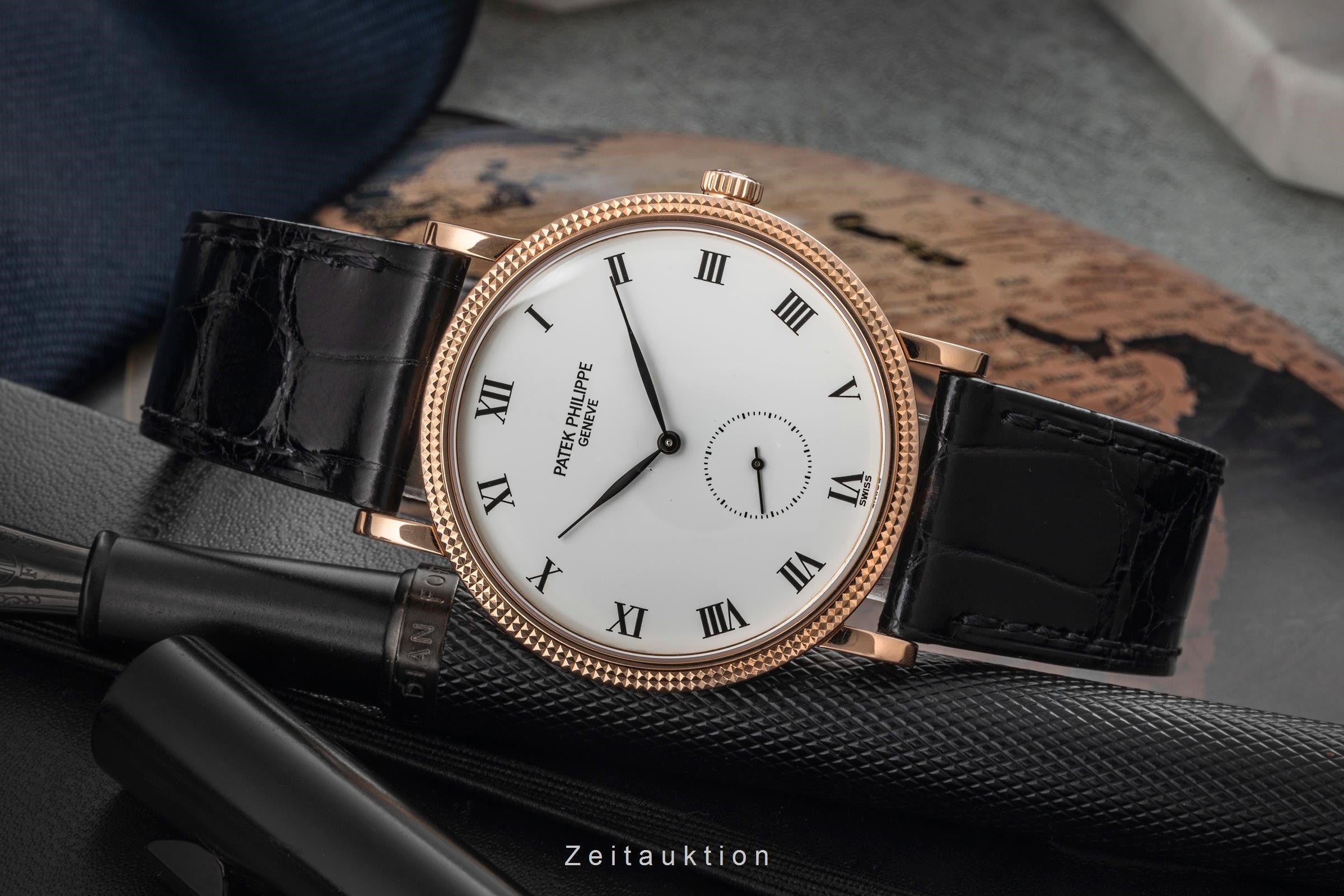 Patek Philippe Calatrava oro rosso 18 ct carica manuale orologio da uomo 3919 LP: 31400EUR  [2305166]