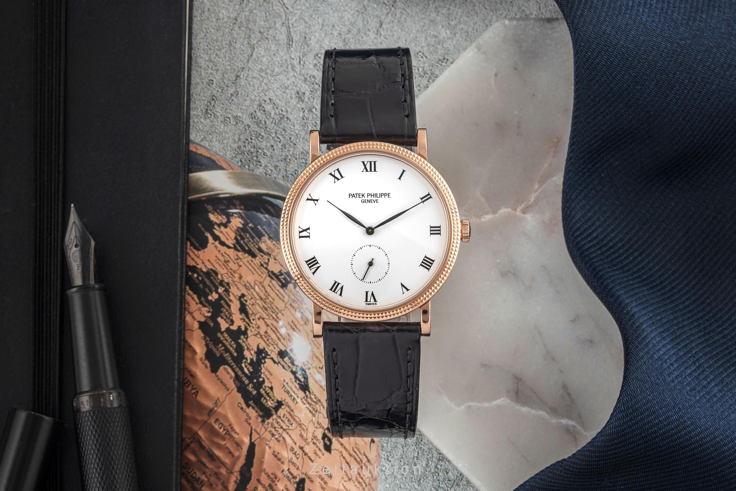 Patek Philippe Calatrava oro rosso 18 ct carica manuale orologio da uomo 3919 LP: 31400EUR  [2305166]