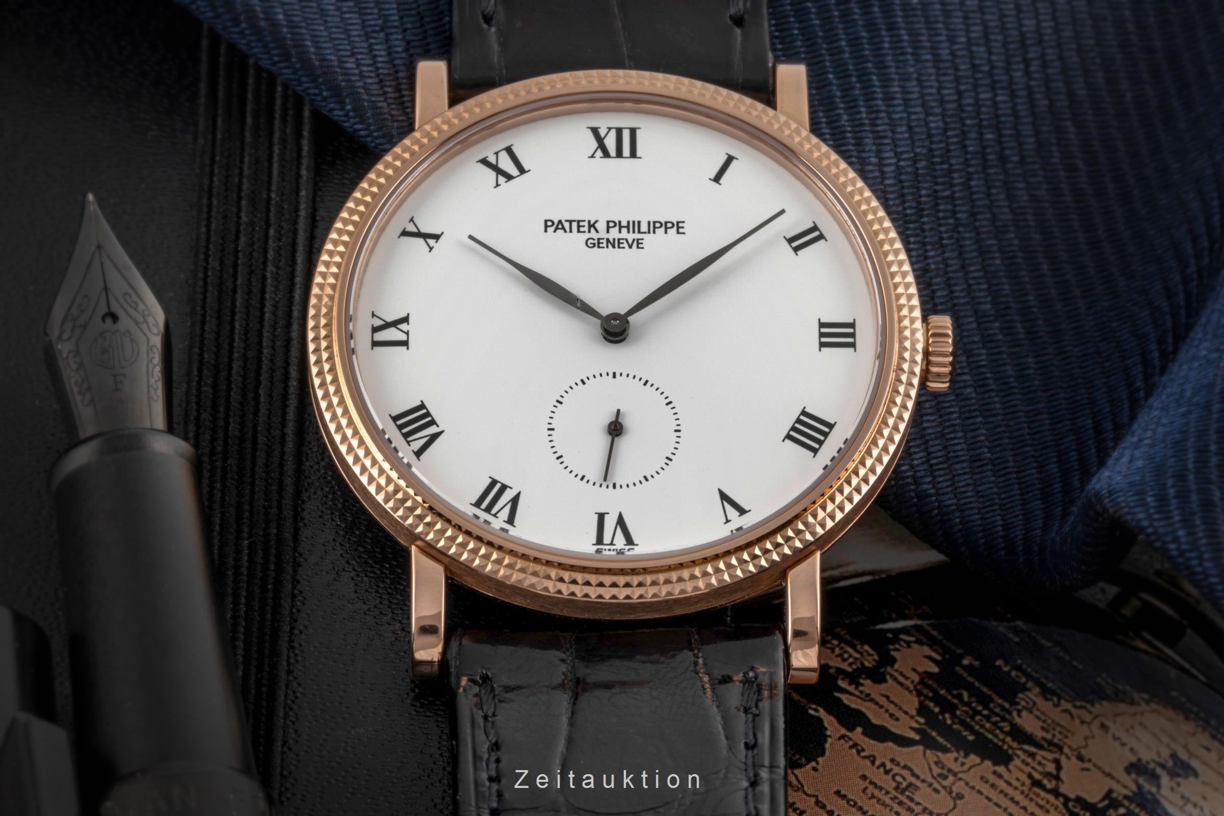 Patek Philippe Calatrava oro rosso 18 ct carica manuale orologio da uomo 3919 LP: 31400EUR  [2305166]