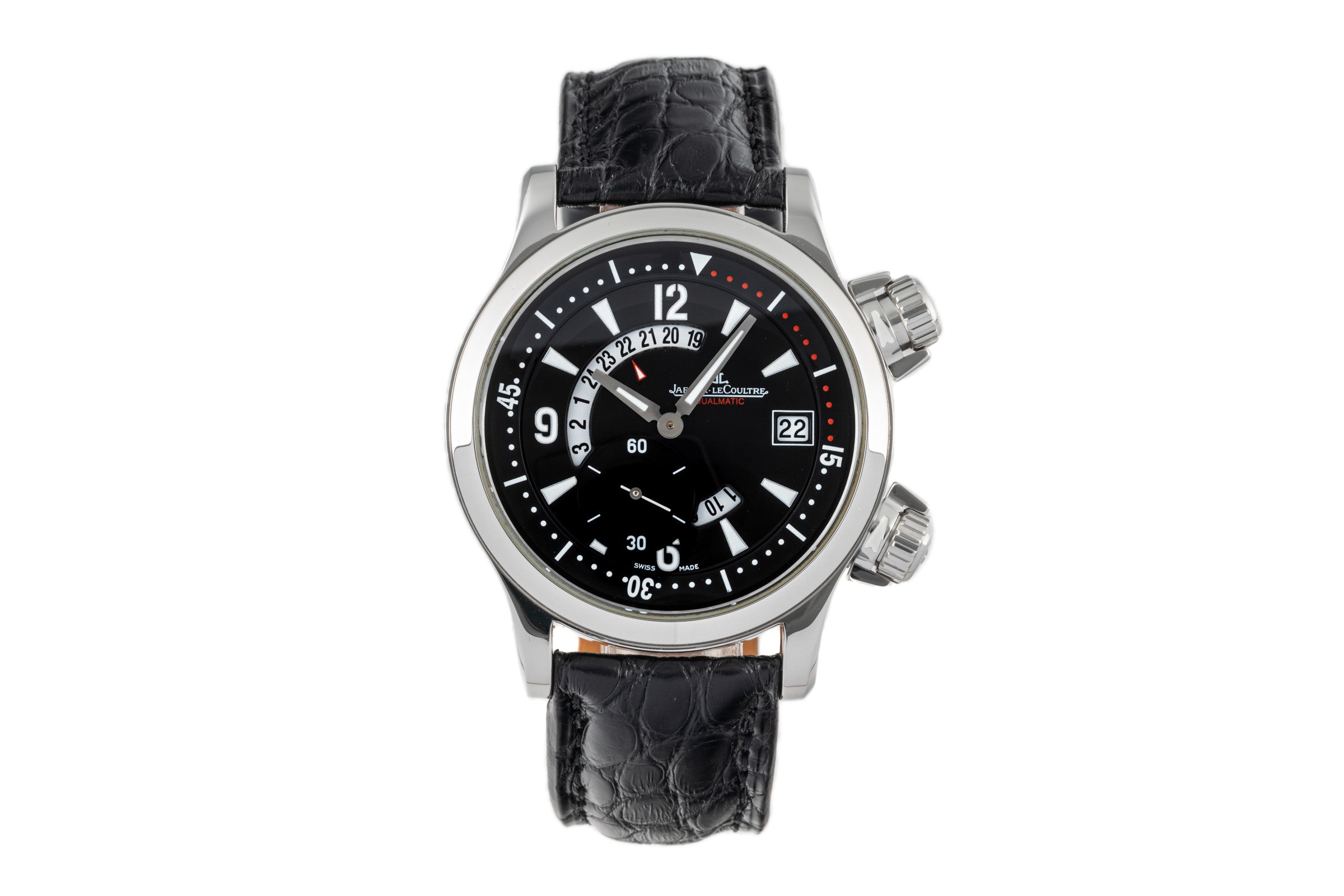 Jaeger LeCoultre Master Compressor Stahl Automatik Herrenuhr Ref. 146.8.02  [2305169]