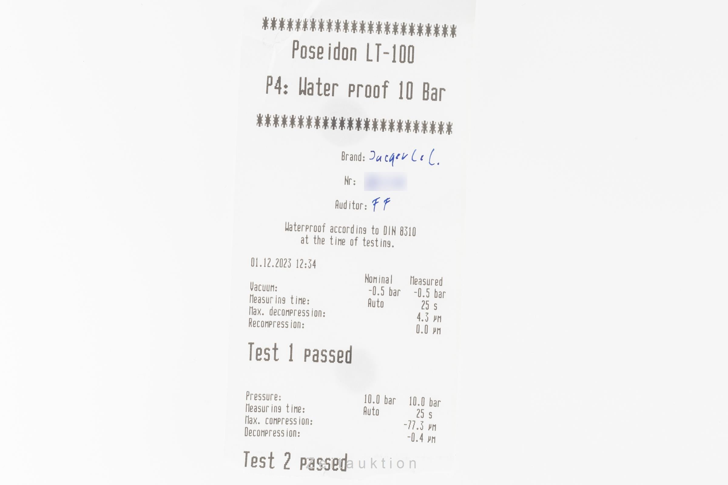 Jaeger LeCoultre Master Compressor Stahl Automatik Herrenuhr Ref. 146.8.02  [2305169]