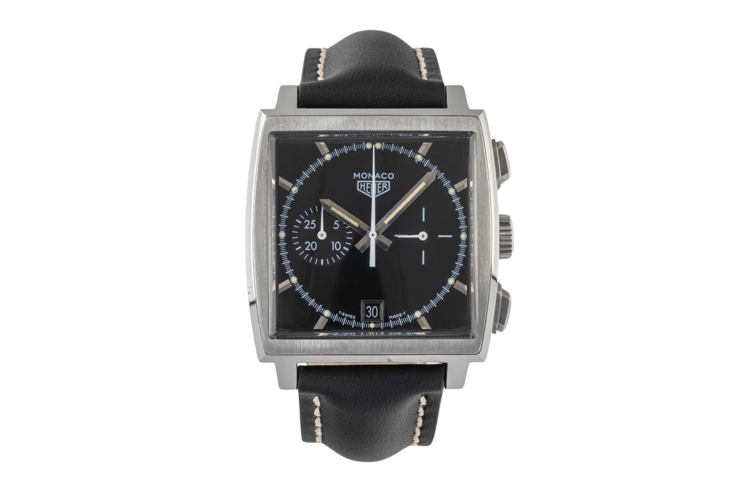 Tag Heuer Monaco chronograph steel automatic men's watch CS2110 LP: 7550EUR  [2305170]