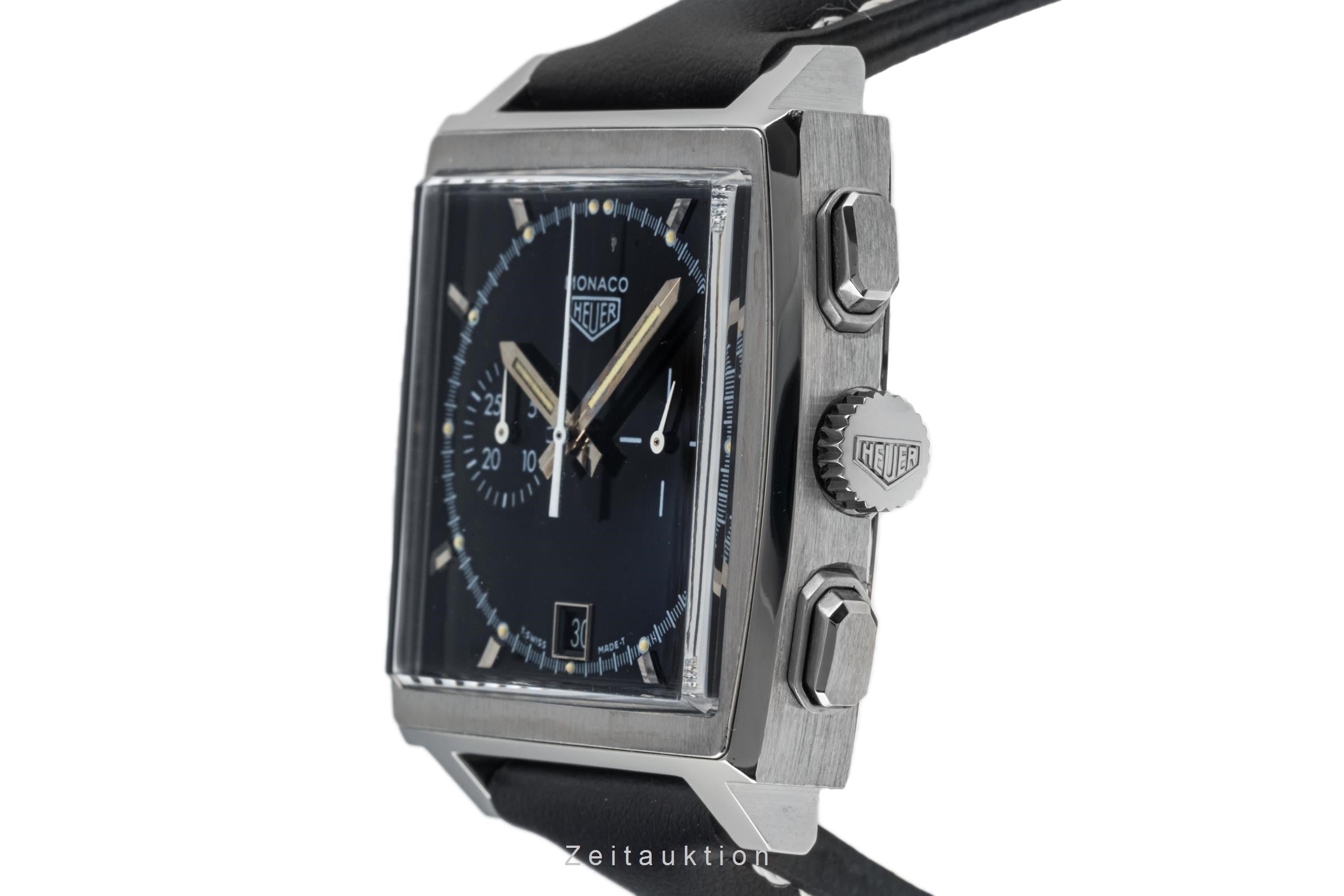 Tag Heuer Monaco chronograph steel automatic men's watch CS2110 LP: 7550EUR  [2305170]