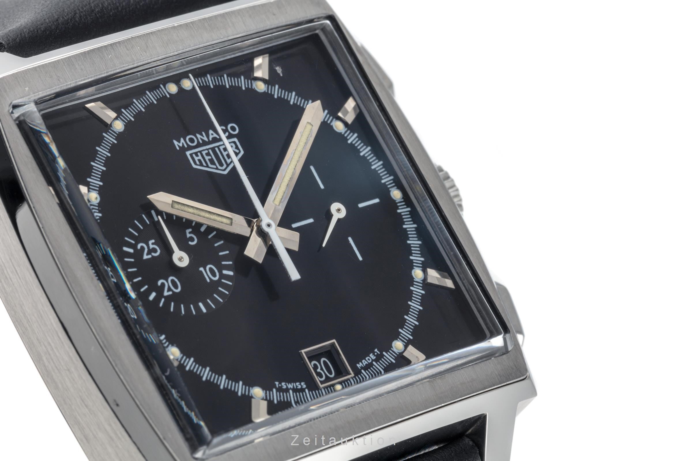 Tag Heuer Monaco chronograph steel automatic men's watch CS2110 LP: 7550EUR  [2305170]