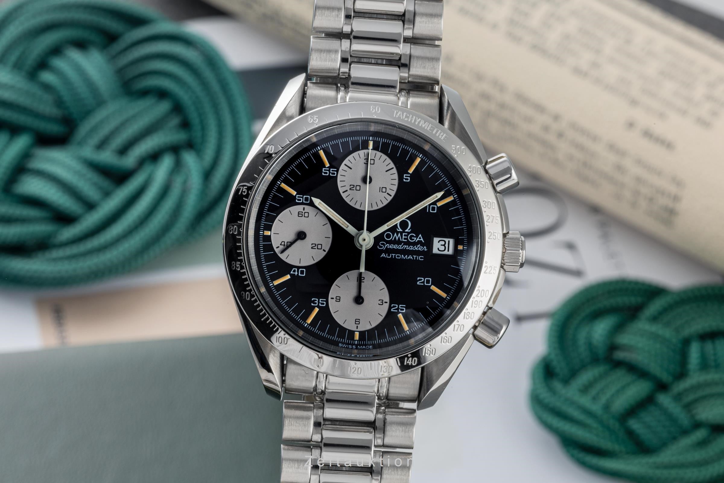 Omega Speedmaster chronograph steel automatic men's watch 3511.50.00 LP: 6100EUR  [2305242]