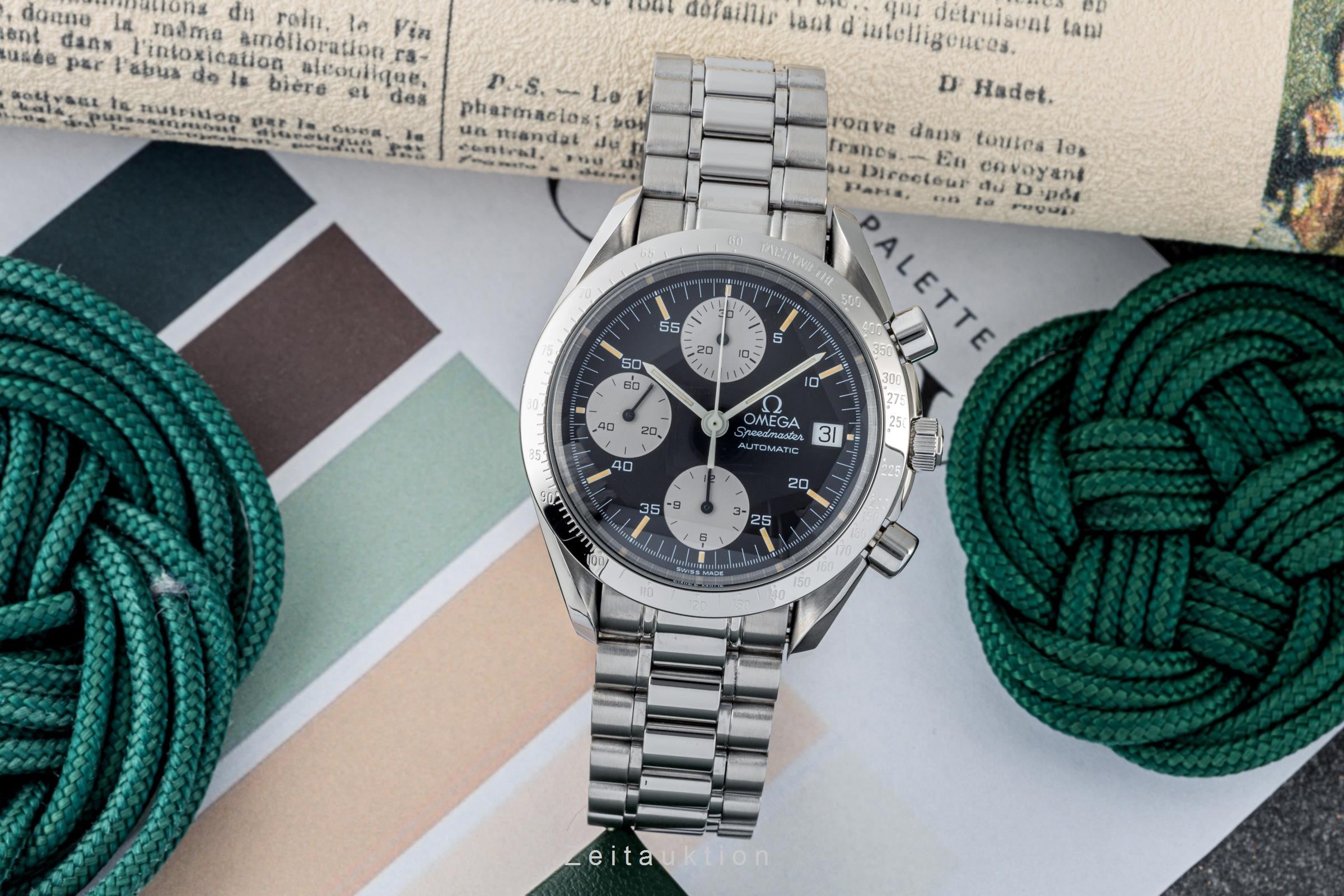 Omega Speedmaster chronograph steel automatic men's watch 3511.50.00 LP: 6100EUR  [2305242]