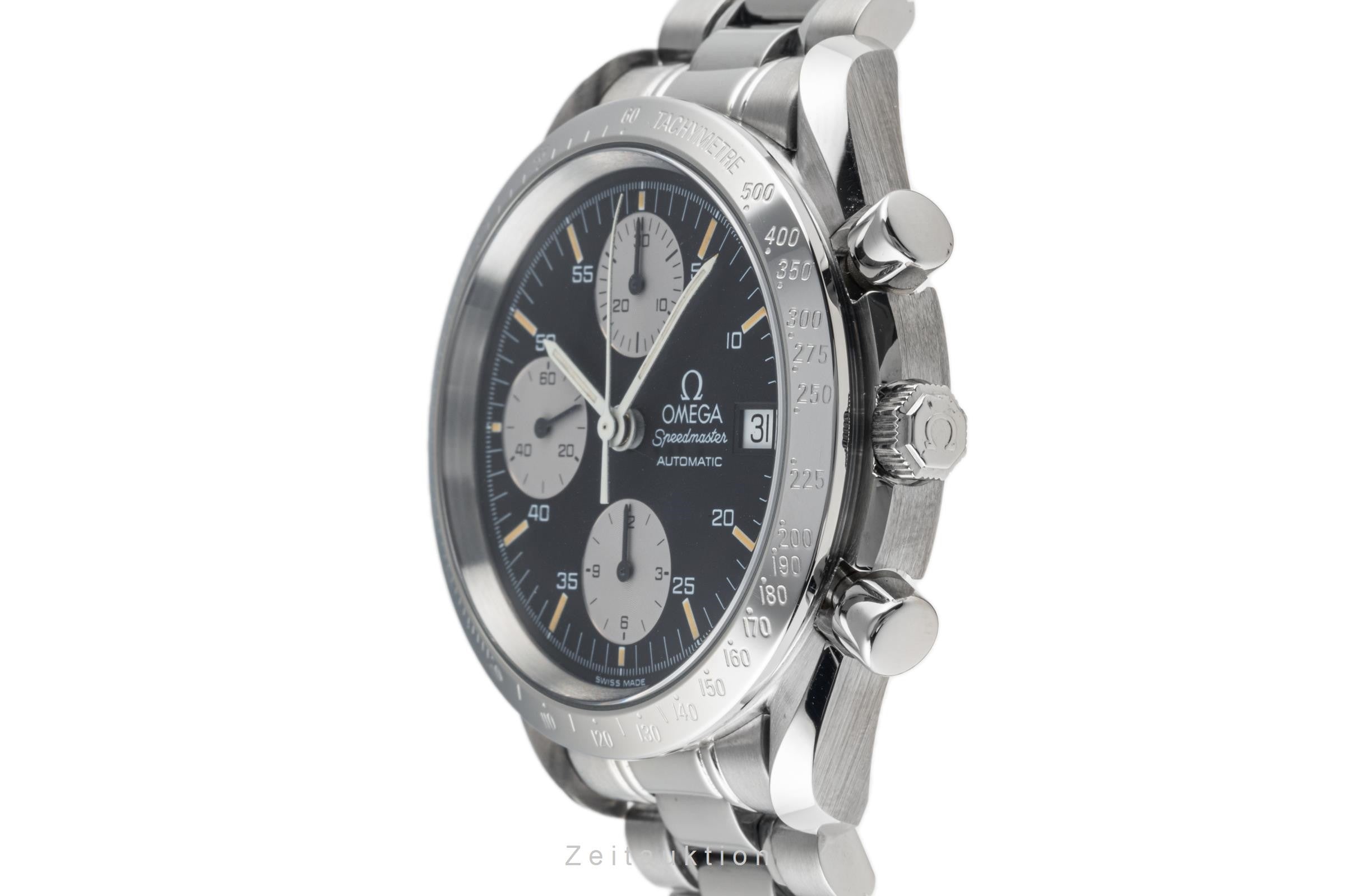 Omega Speedmaster chronograph steel automatic Kal. 1155 Ref